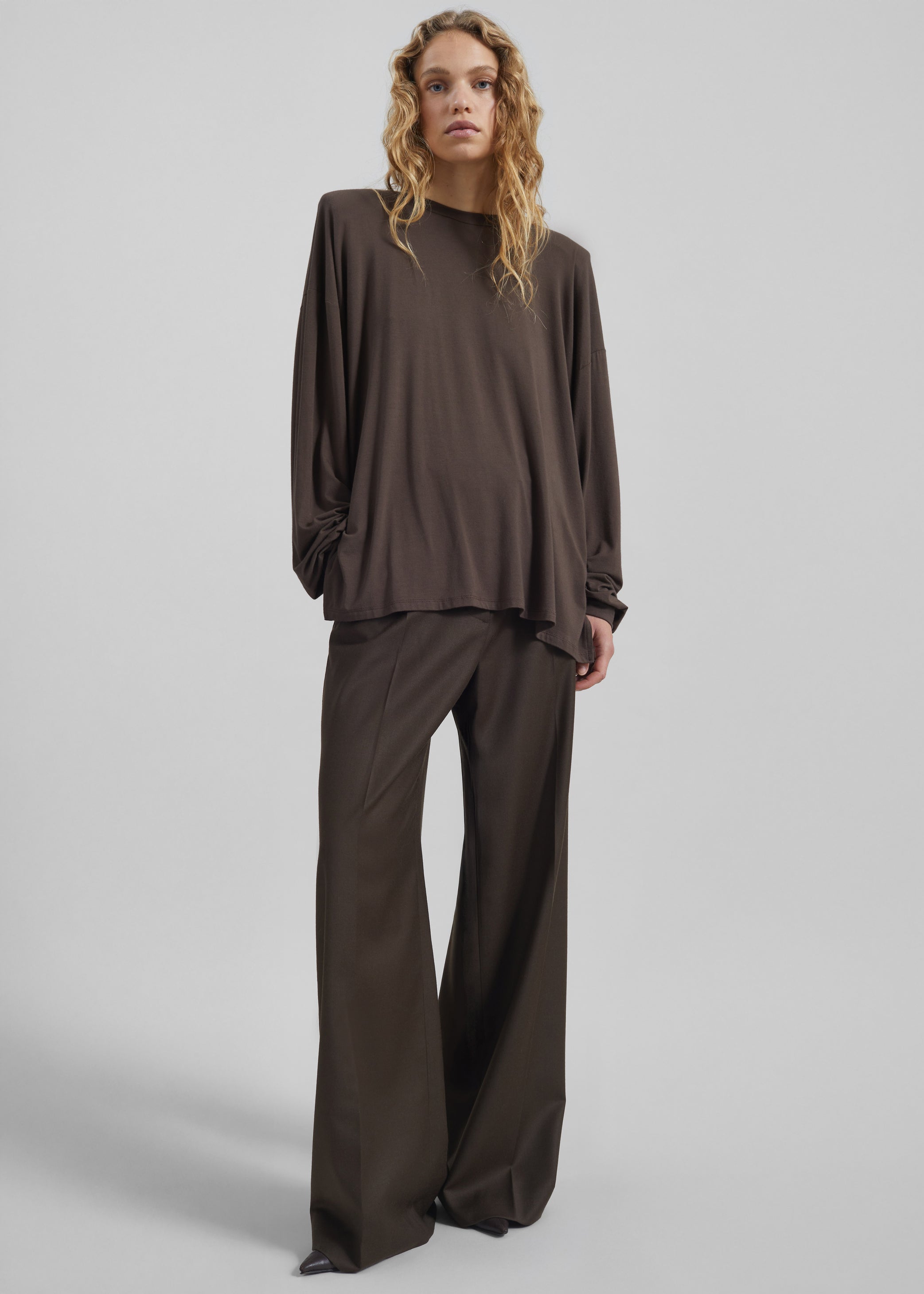 Shop the look image for Ravvi Soft Padded Top - Brown