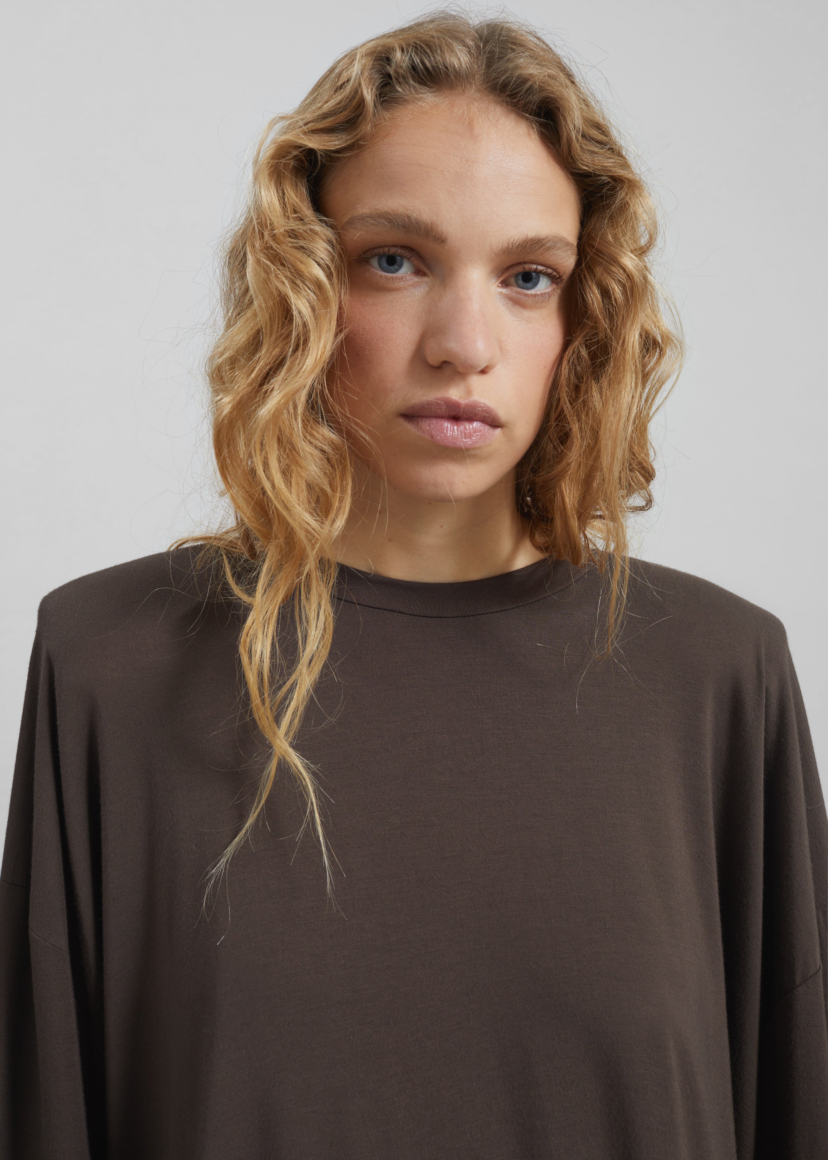 Ravvi Soft Padded Top - Brown – The Frankie Shop