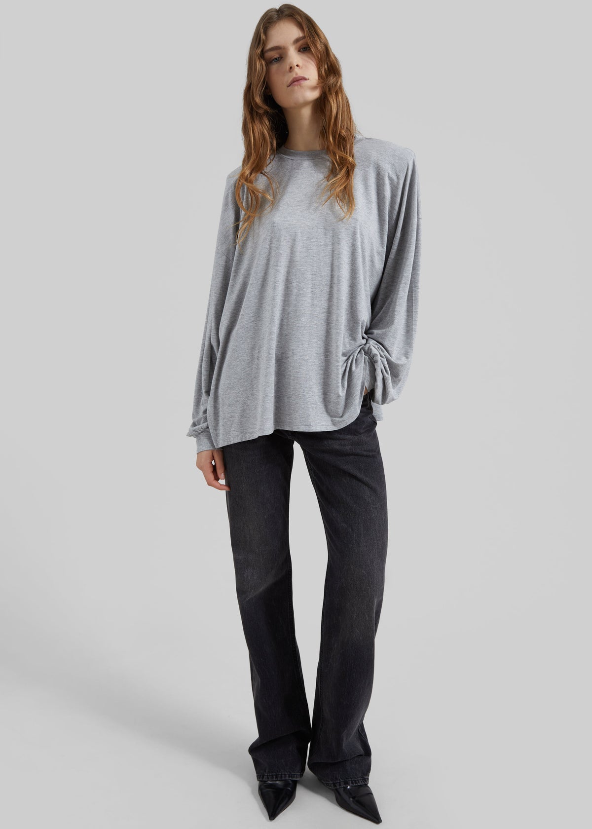 Ravvi Soft Padded Top - Grey - 2