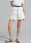 Raye Cargo Shorts - White