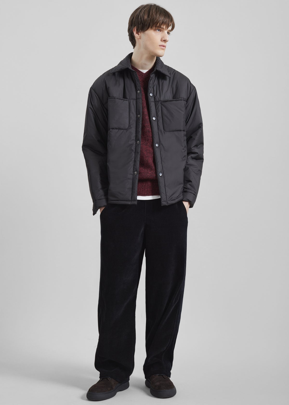 Reffroy Puffer Overshirt - Black - 5