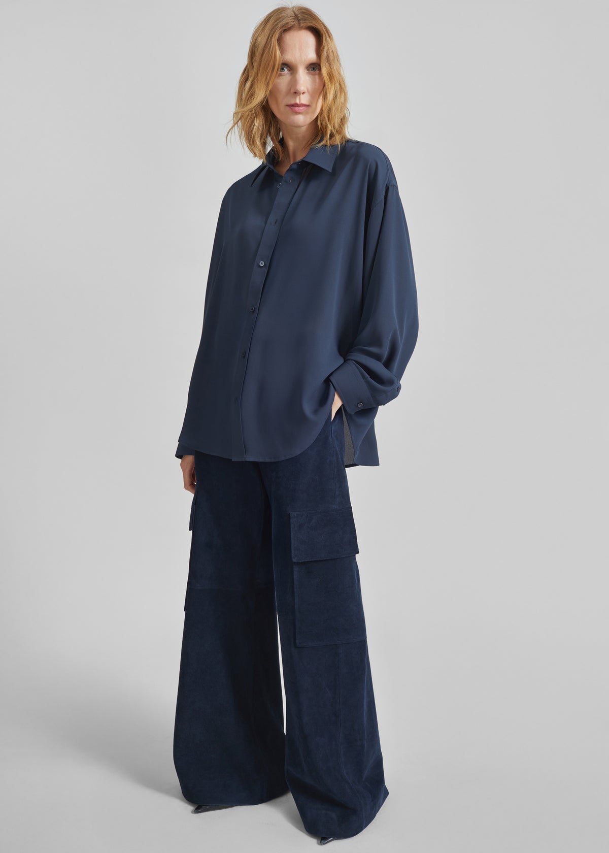 Rema Shirt - Slate Blue