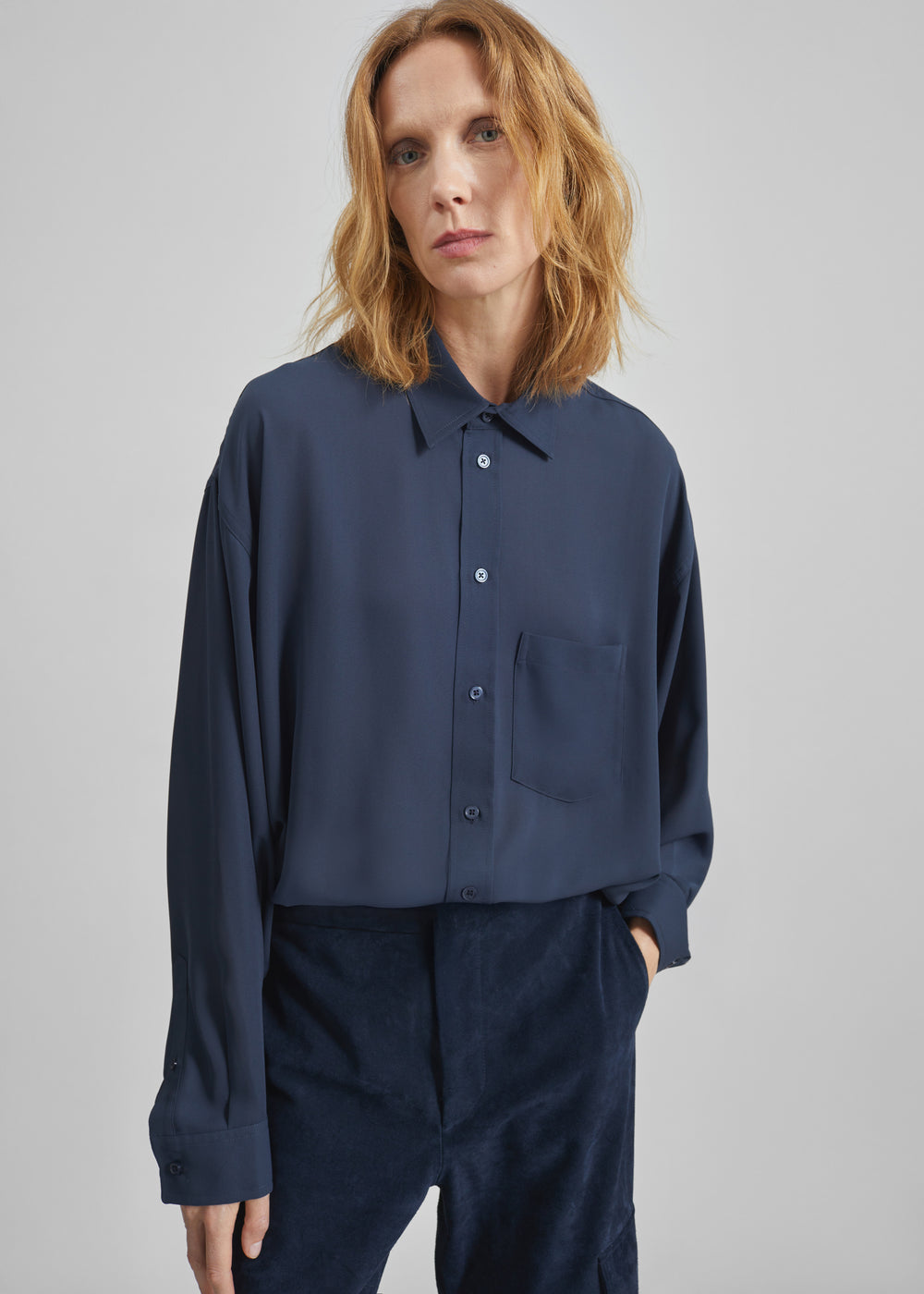 Rema Shirt - Slate Blue - 1
