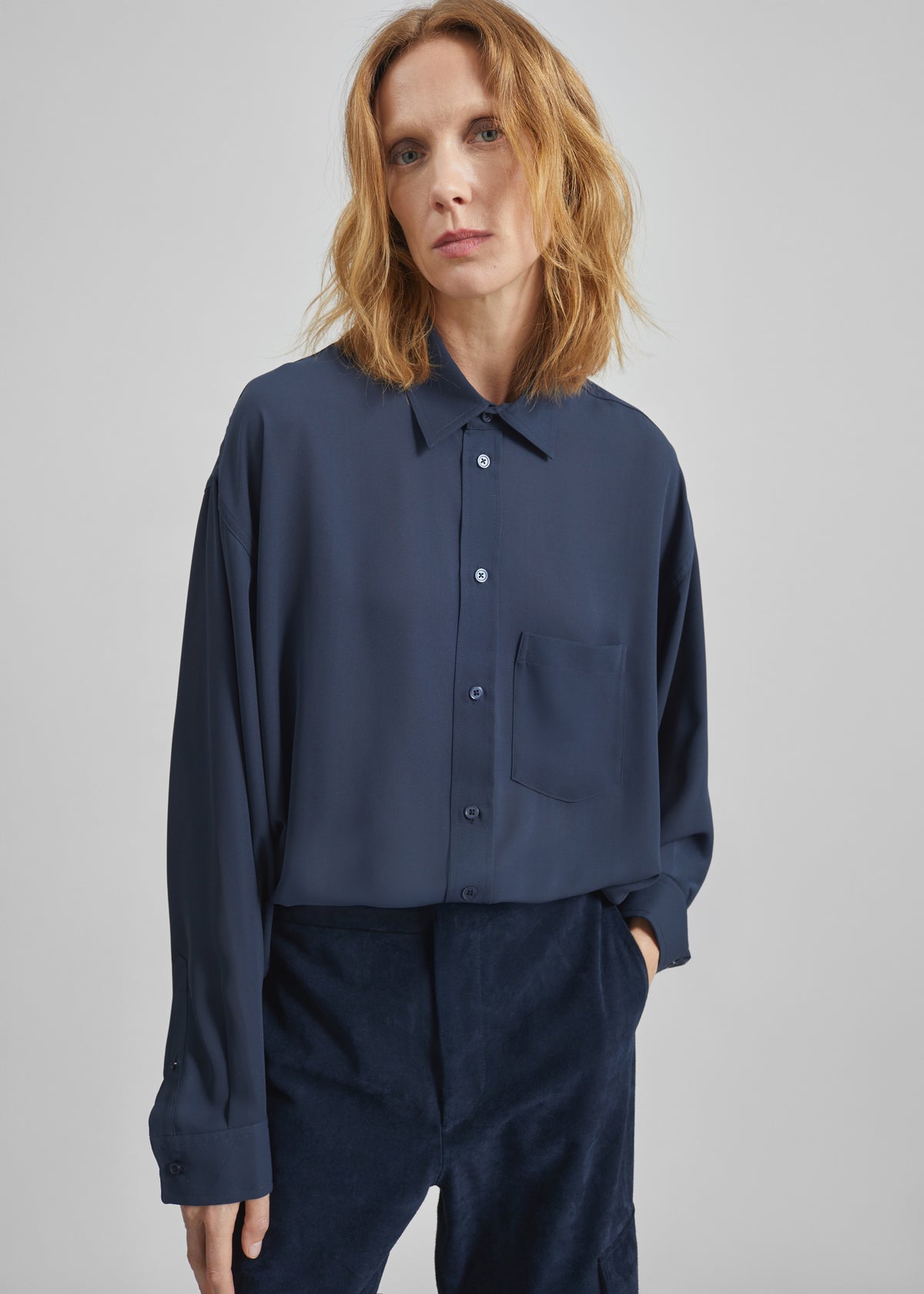 Rema Shirt - Slate Blue - 2