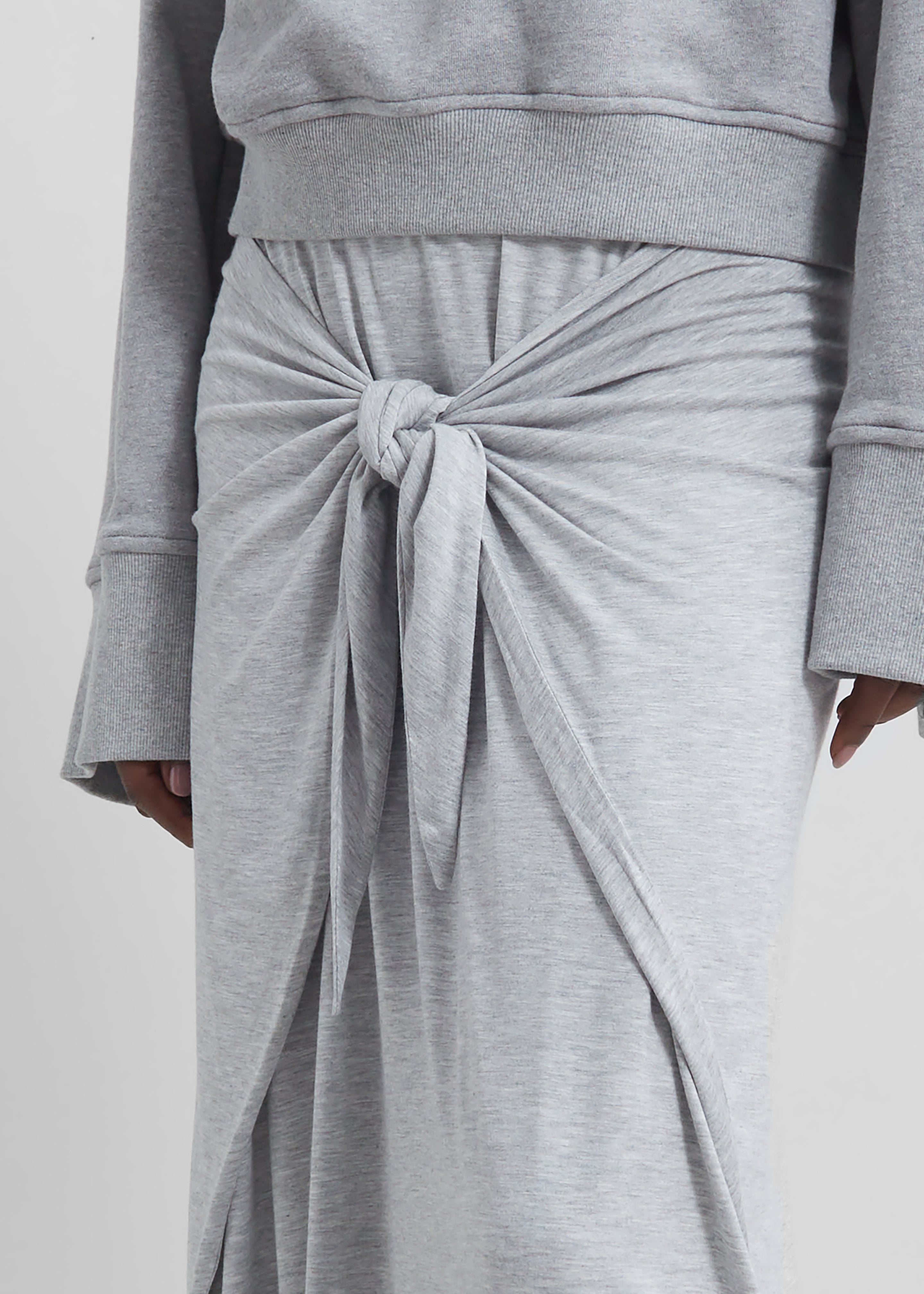 Remain Jersey Wrap Skirt - Glacier Gray - 4