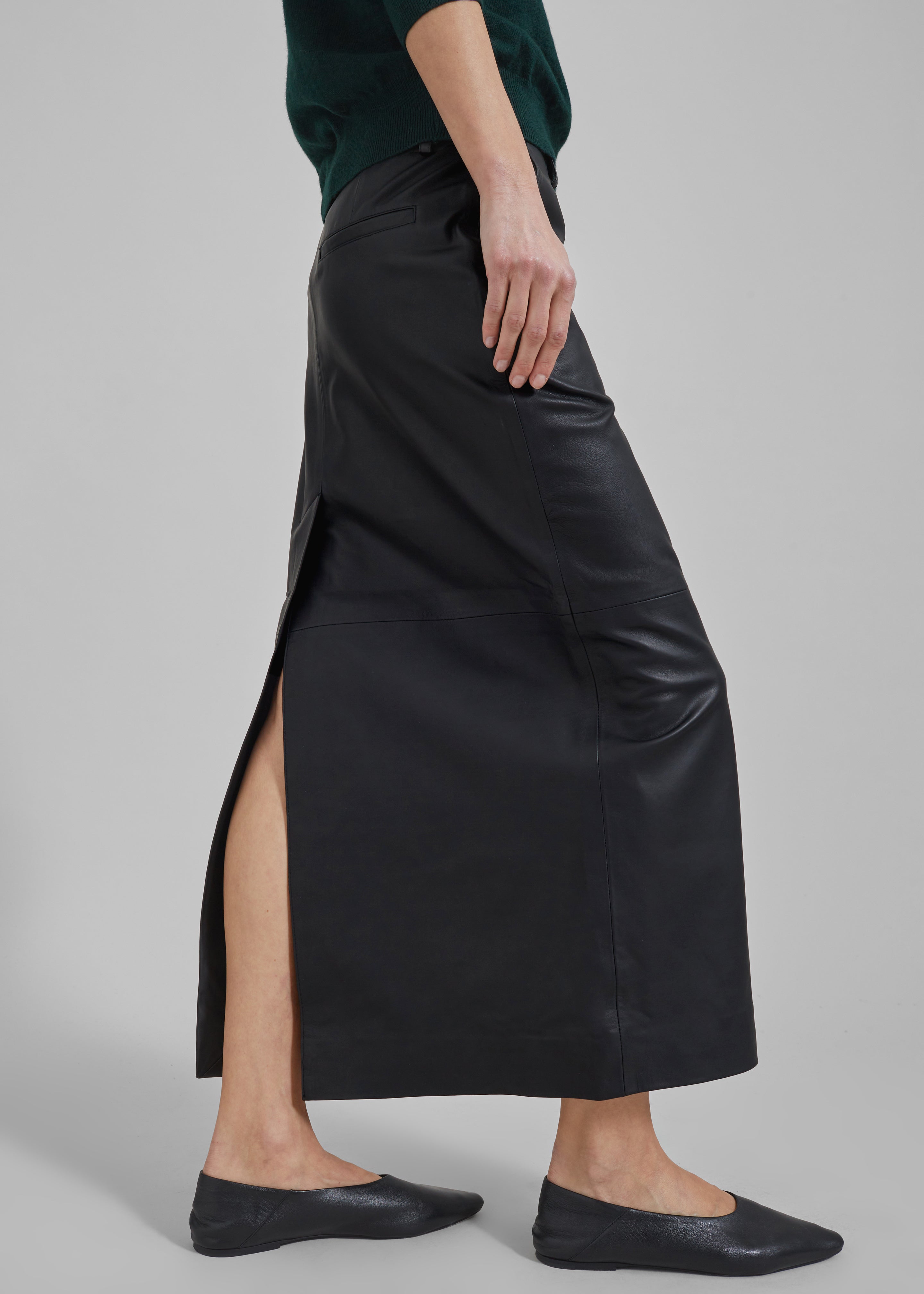 Remain Maxi Pencil Skirt - Black - 5