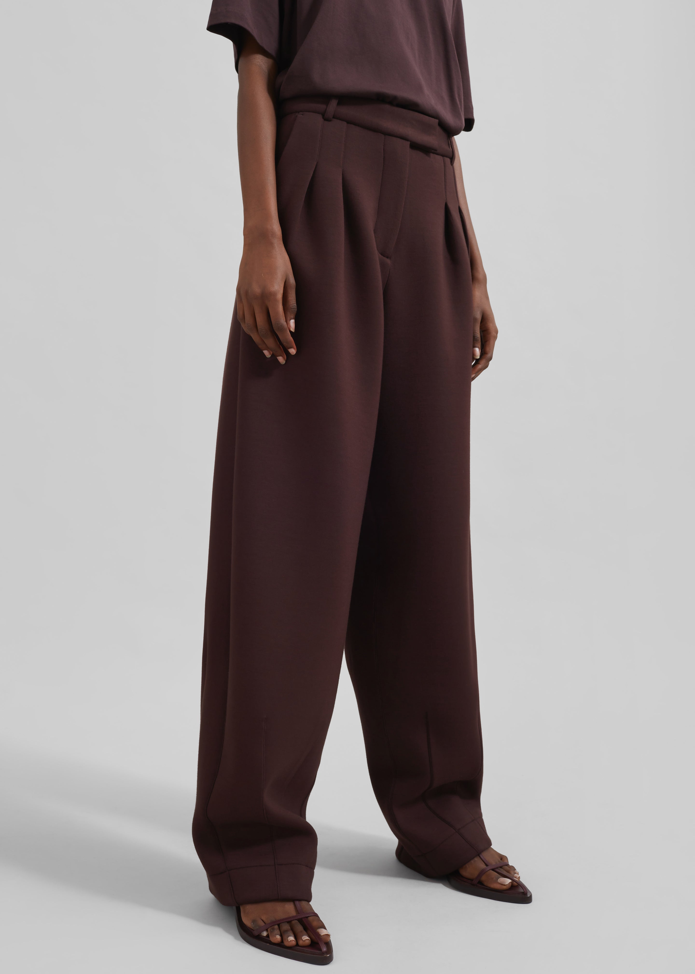 Remain Soft Cocoon Pants - Chocolate Plum - 5