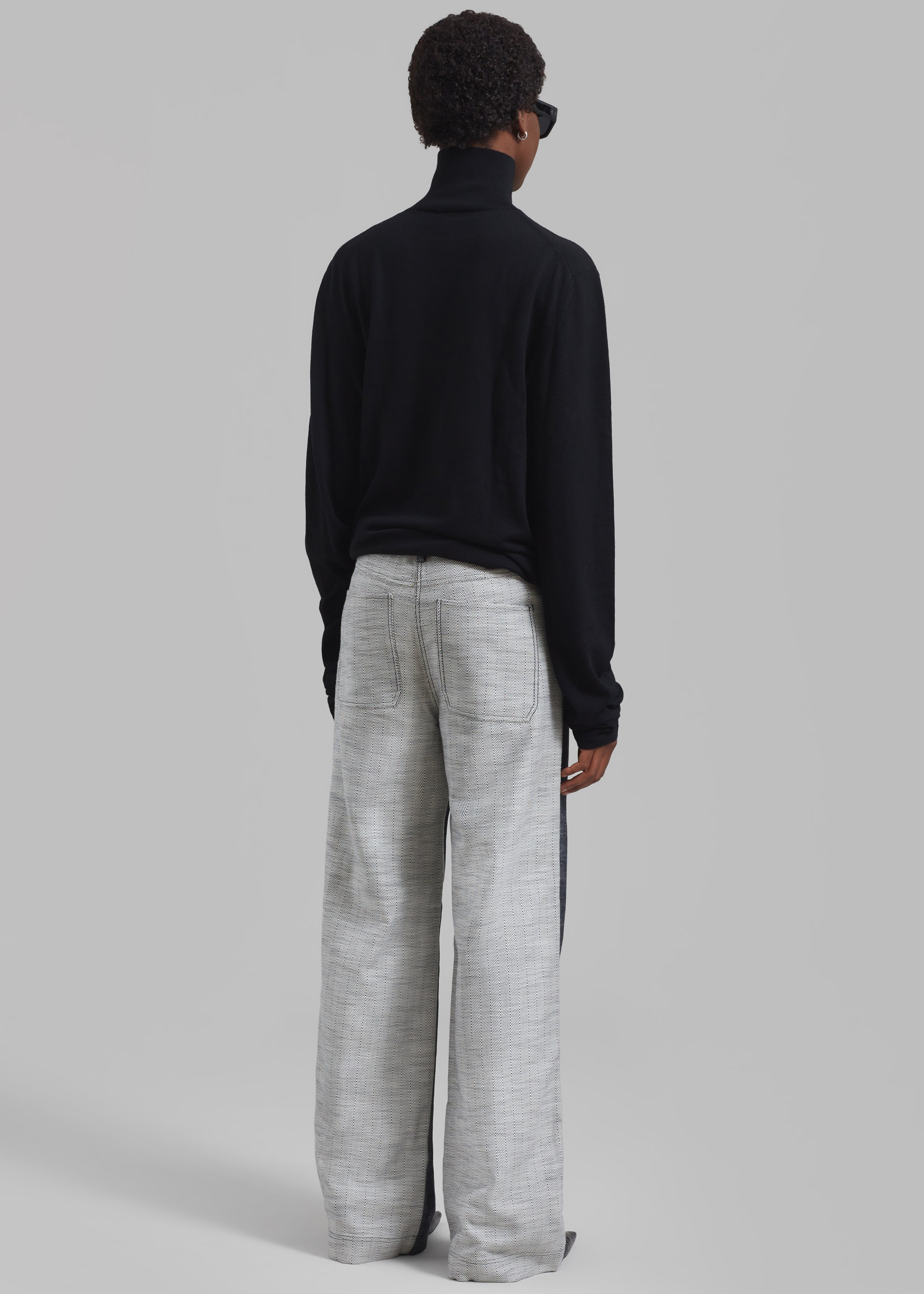 two sides trousers