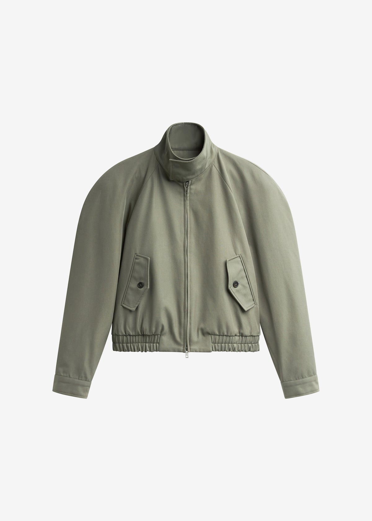 Rennes Curved Blouson Jacket - Sage - 10