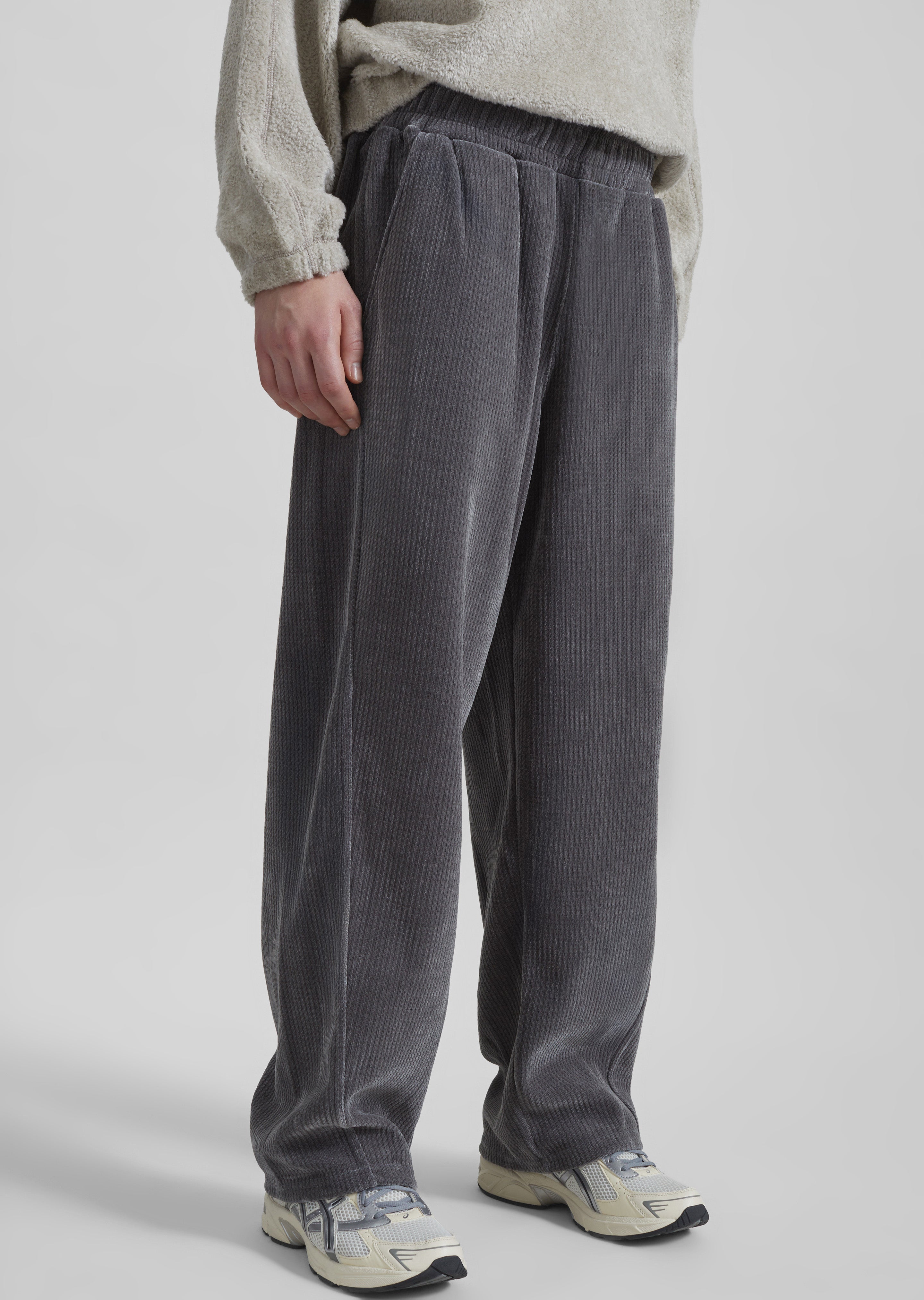Brixton Corduroy Joggers - Charcoal – The Frankie Shop