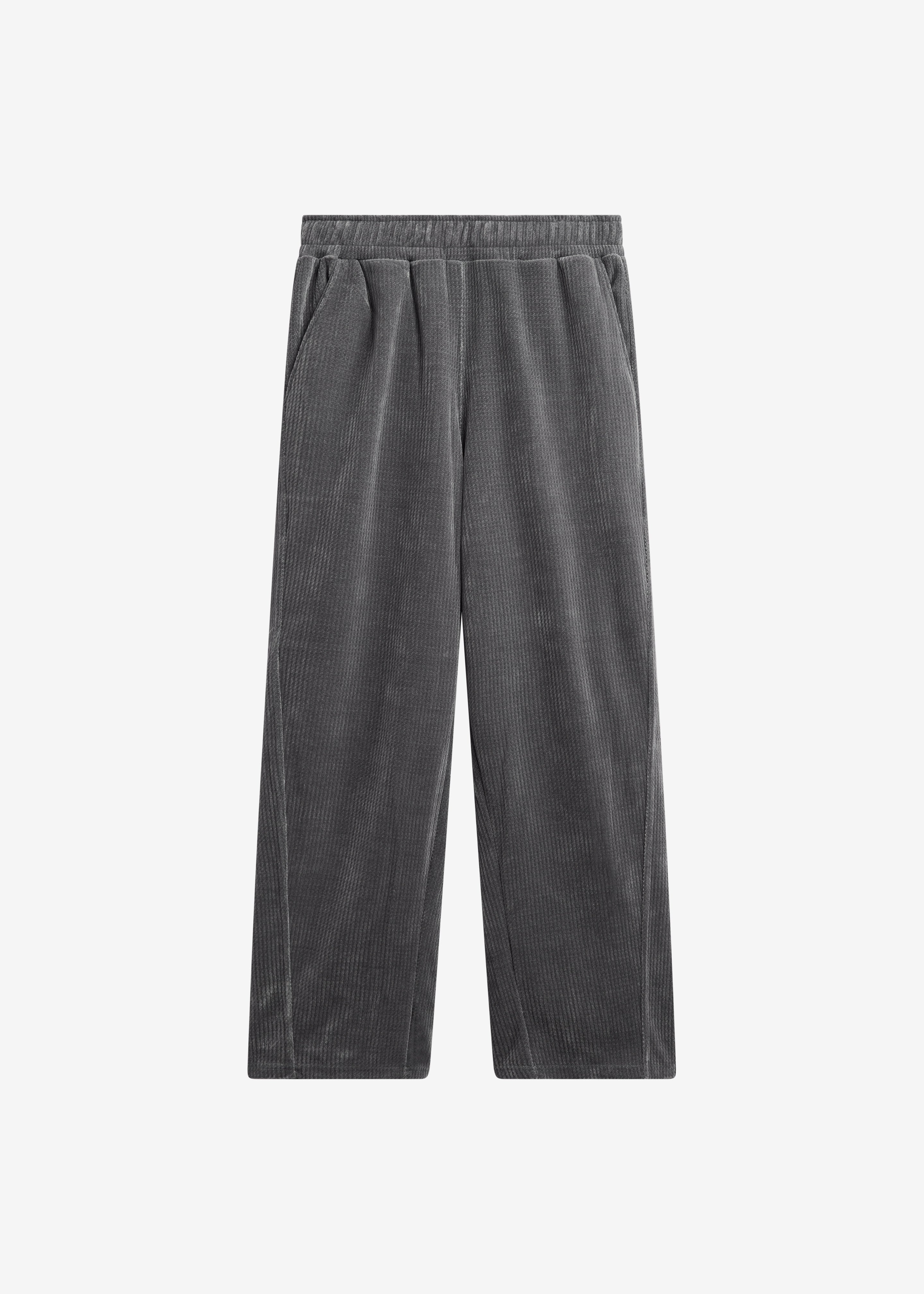 Renzo Velvet Pants - Grey – The Frankie Shop