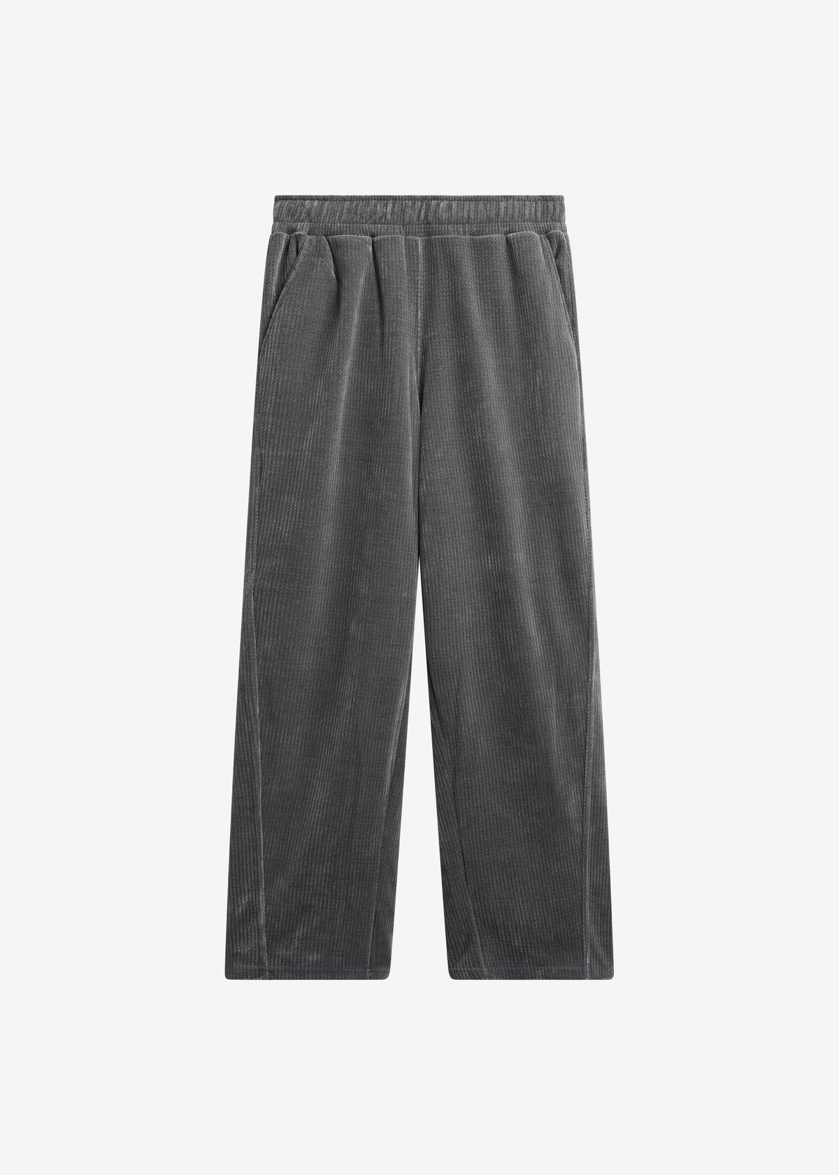 Renzo Velvet Pants - Grey - 7