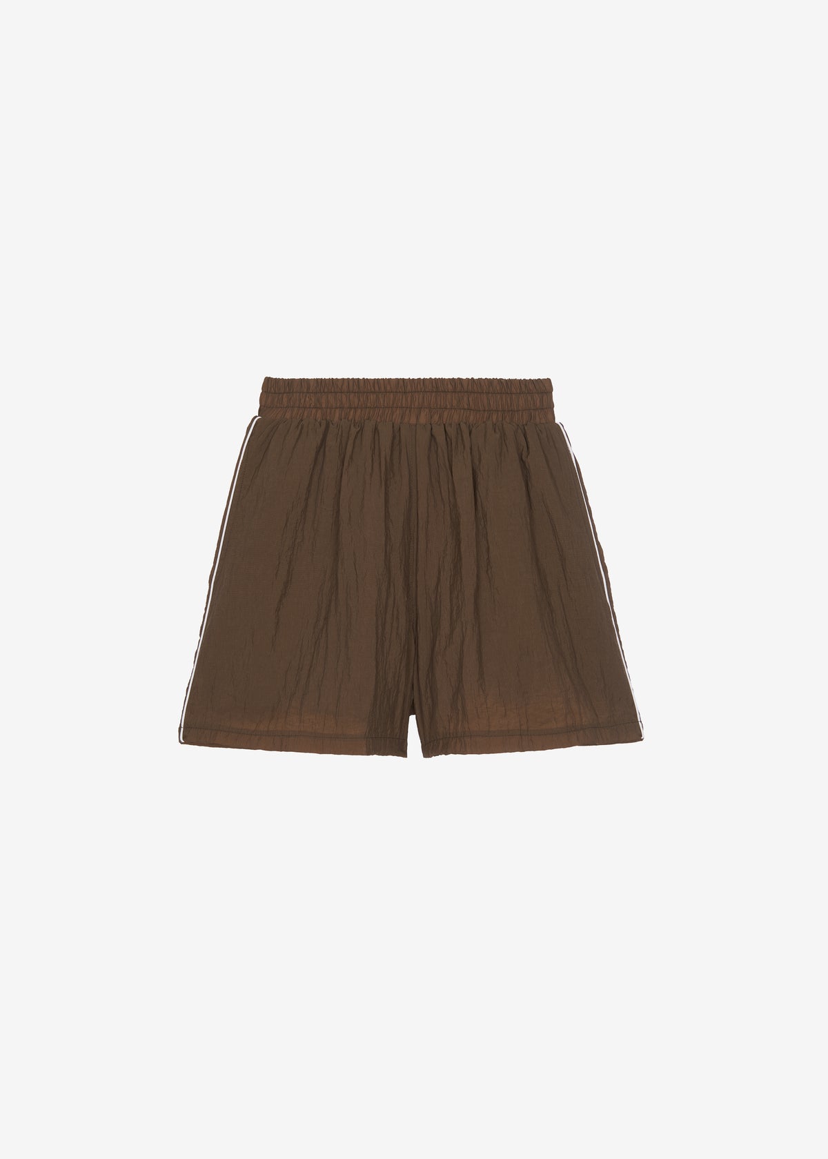 Rewa Sheer Shorts - Brown - 8