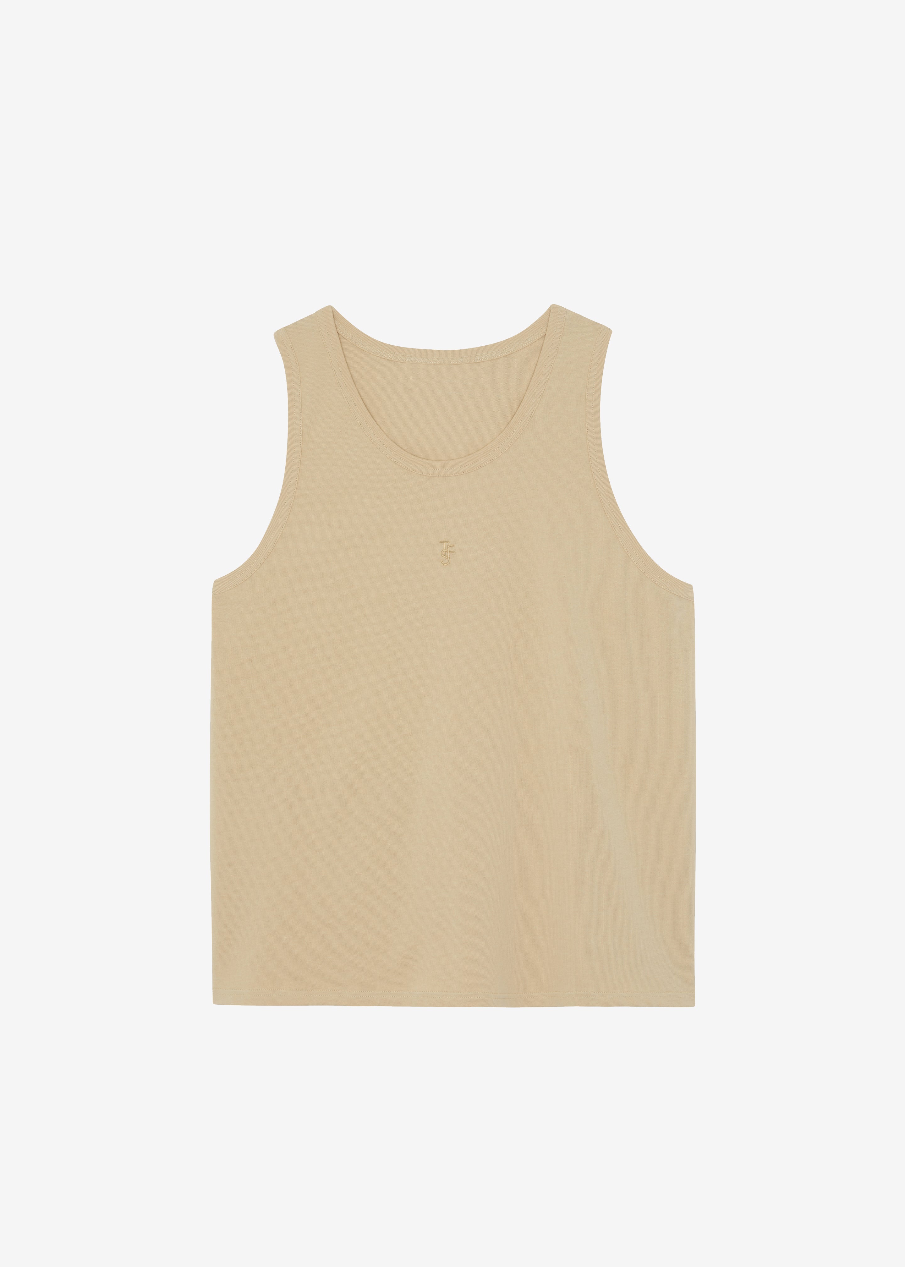 Rexy Embroidered Tank Top - Latte - 12