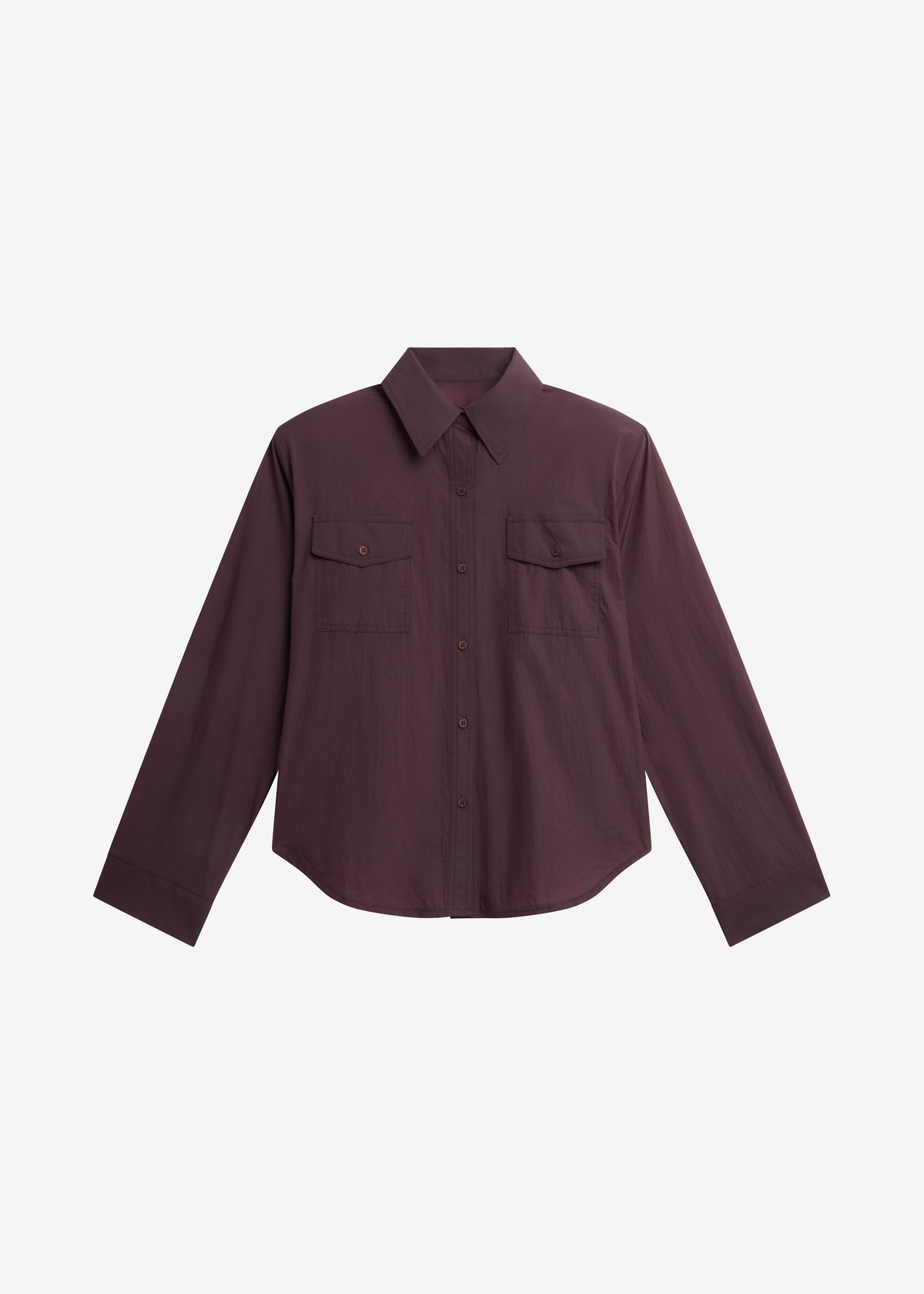 Rezay Padded Shirt - Burgundy - 8