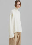 Rhea Trapeze Turtleneck - Ivory