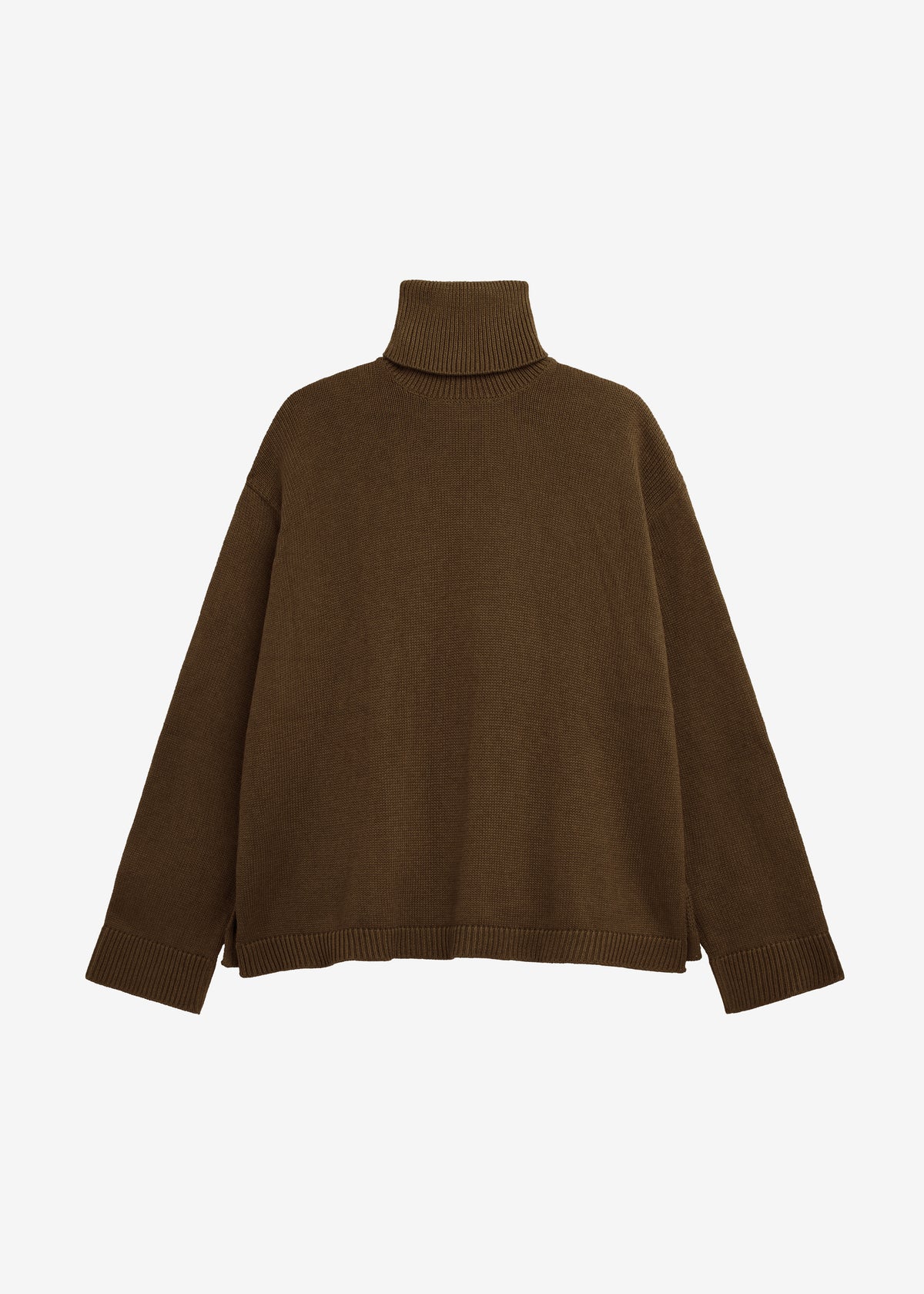 Rhea Trapeze Turtleneck - Mocha - 7