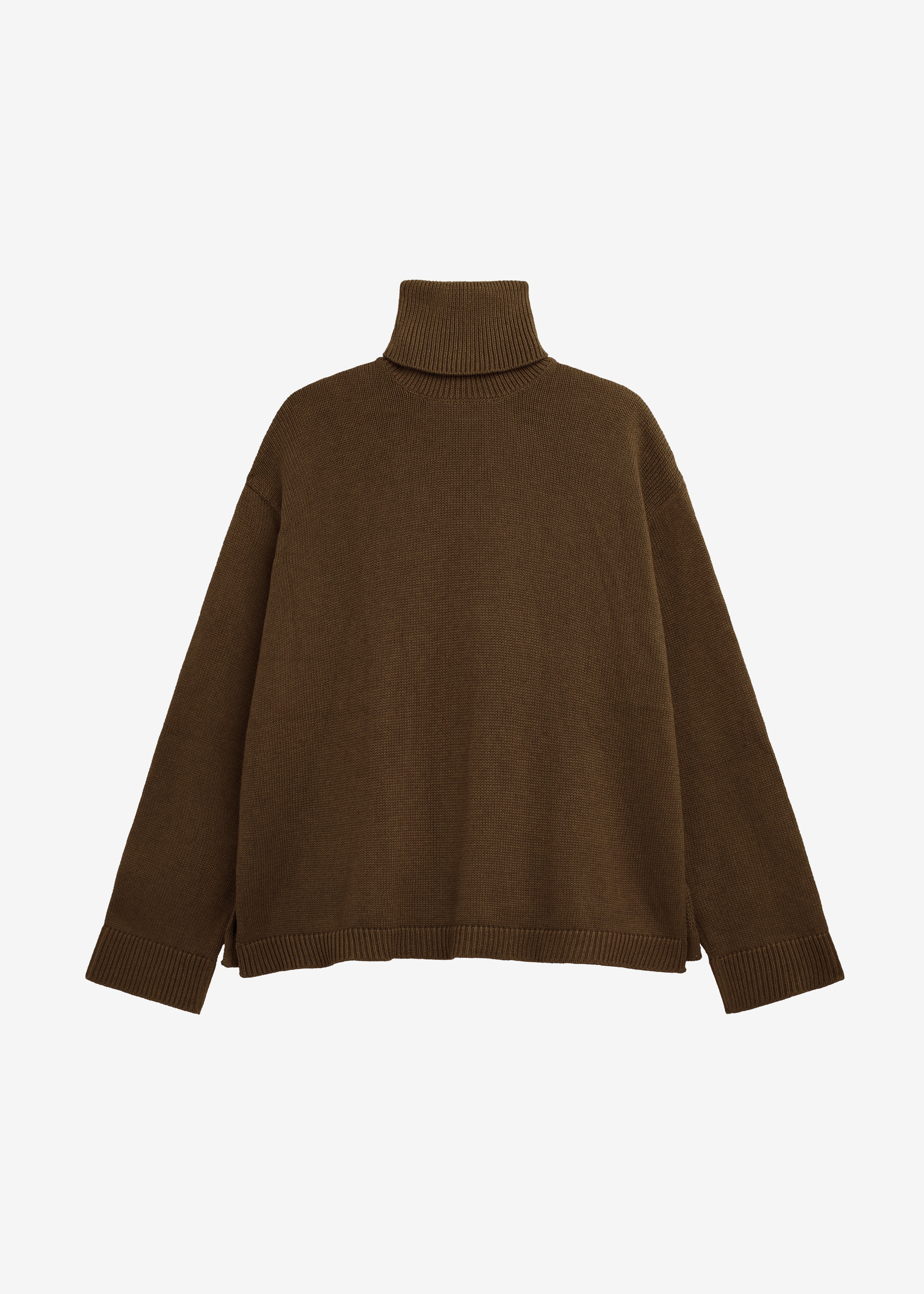 Rhea Trapeze Turtleneck - Mocha - 7