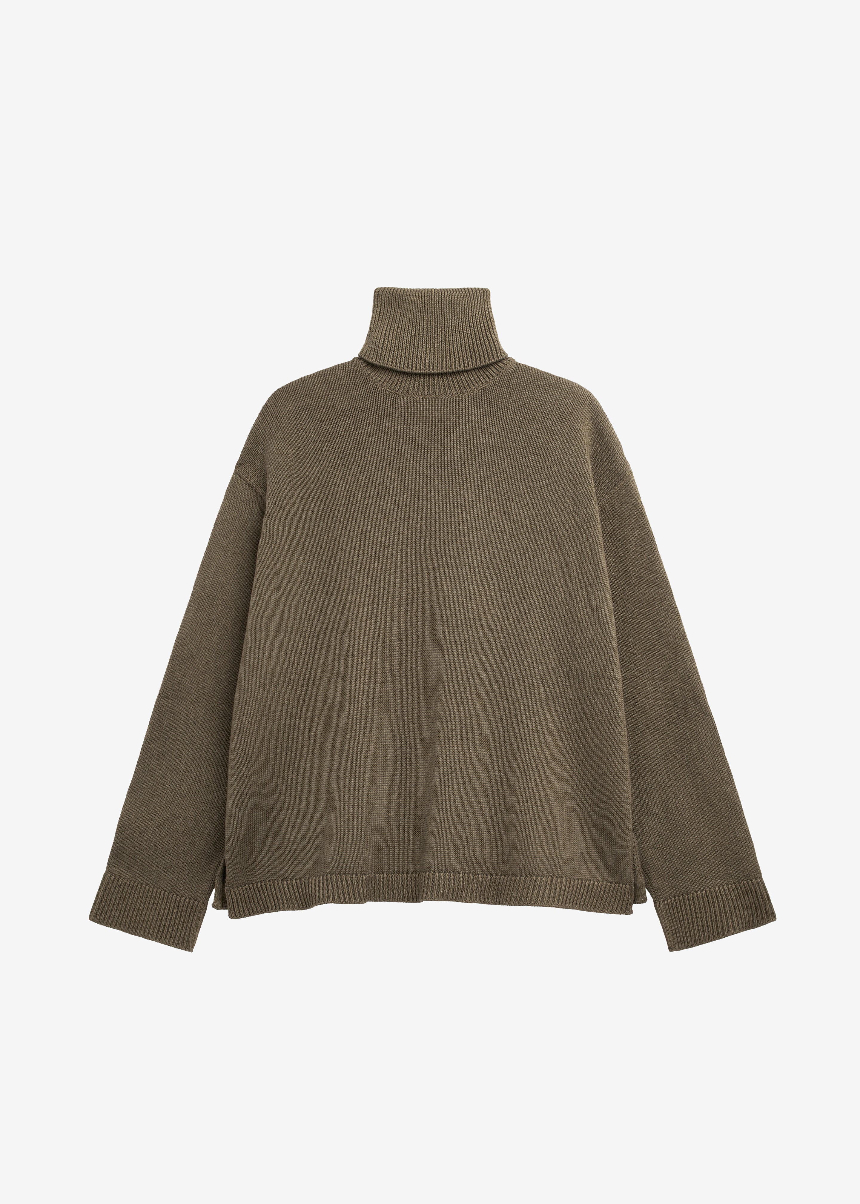 Rhea Trapeze Turtleneck - Olive - 6