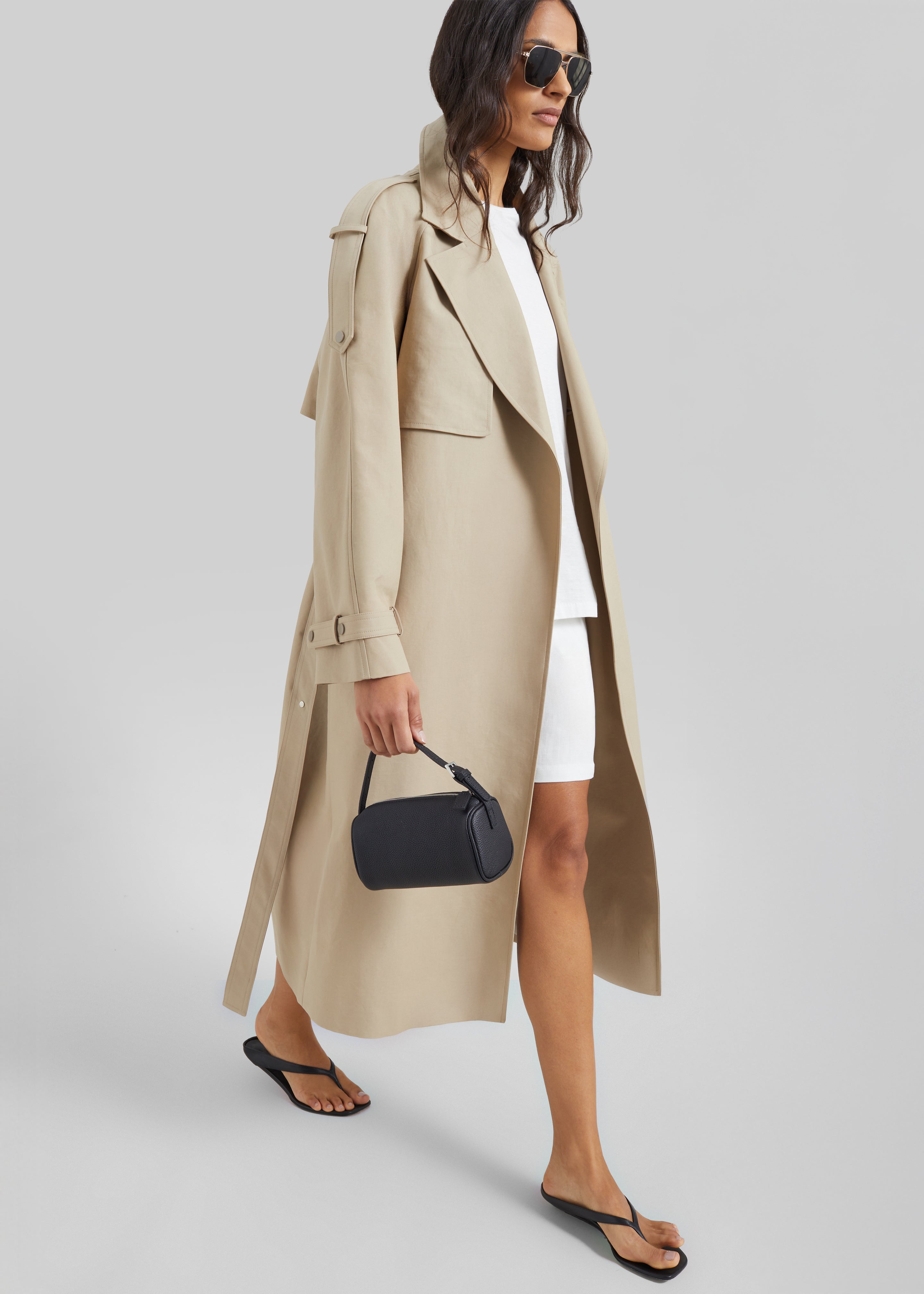 Rhodes Trench Coat - Natural - 5