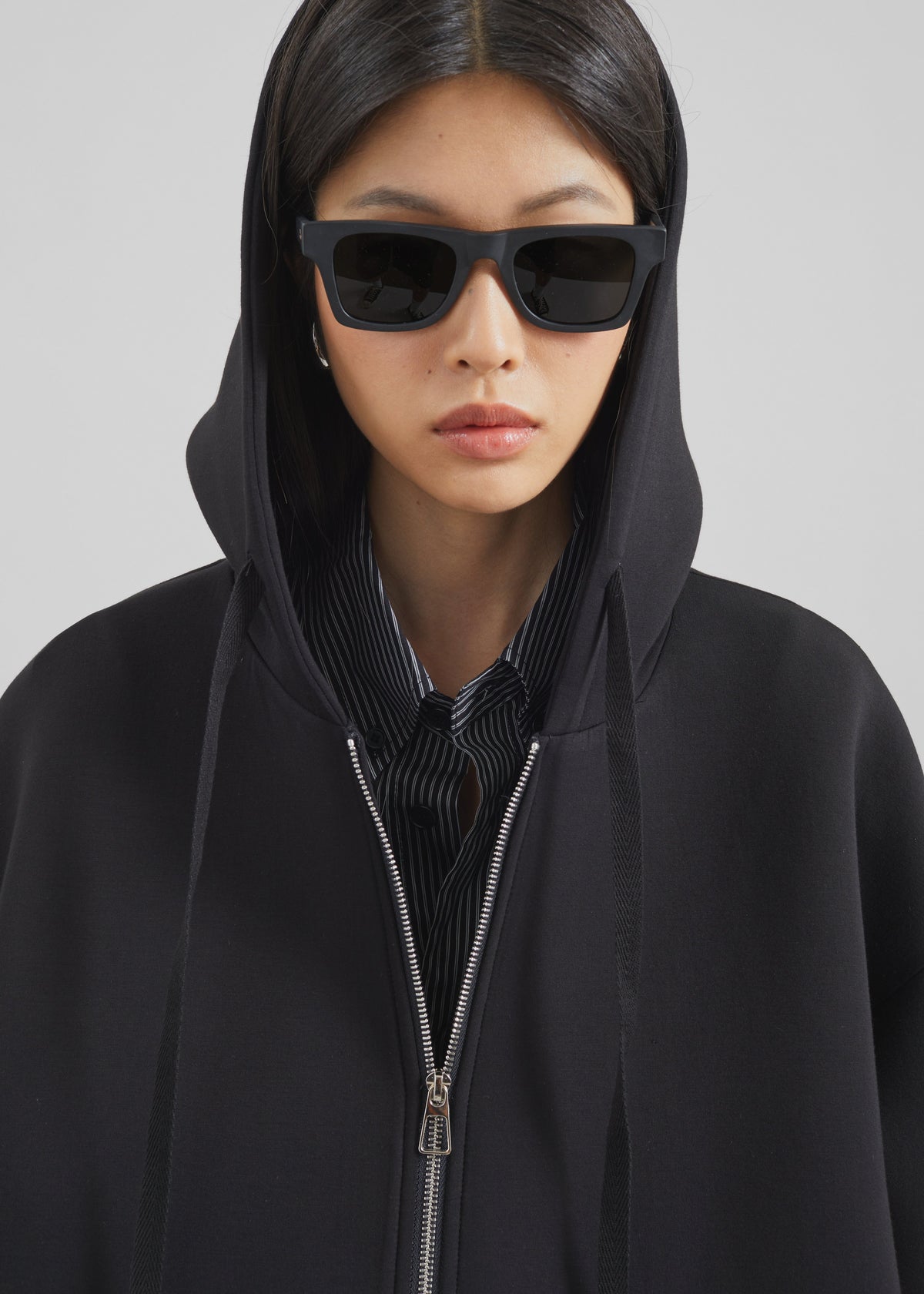 Rian Oversized Hoodie - Black - 3