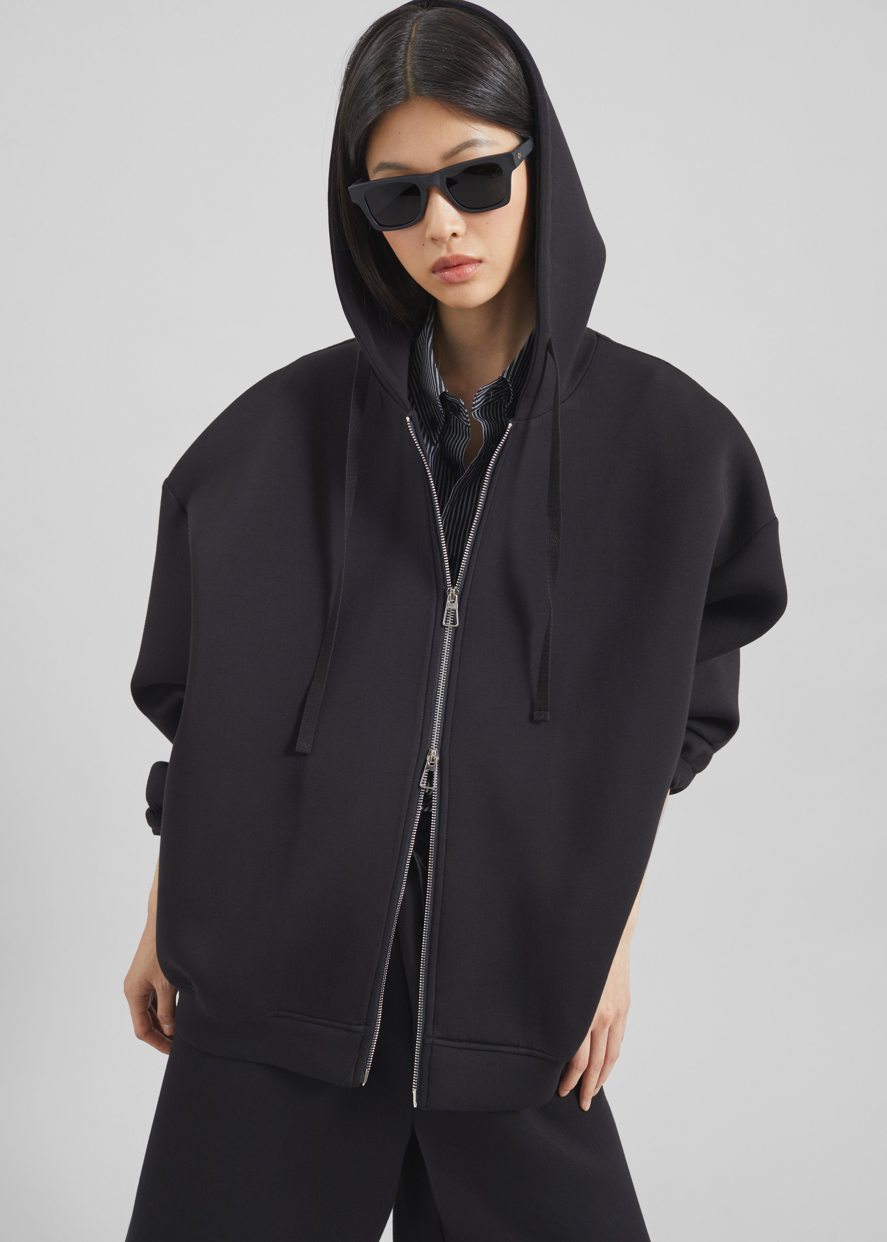 Rian Oversized Hoodie - Black - 5