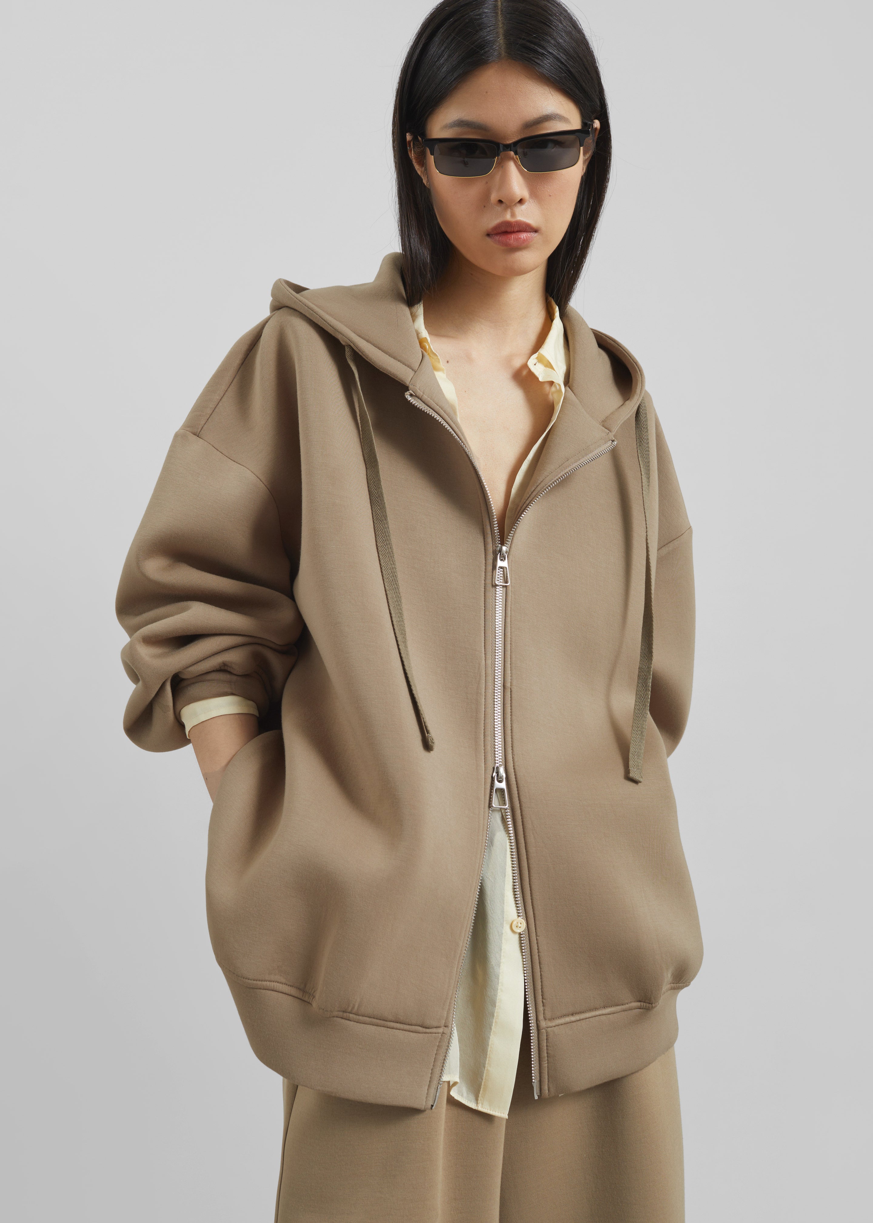 トップス Deuxieme Classe *Oversized Hoodie Rian Oversized Hoodie - Camel – The Frankie Shop