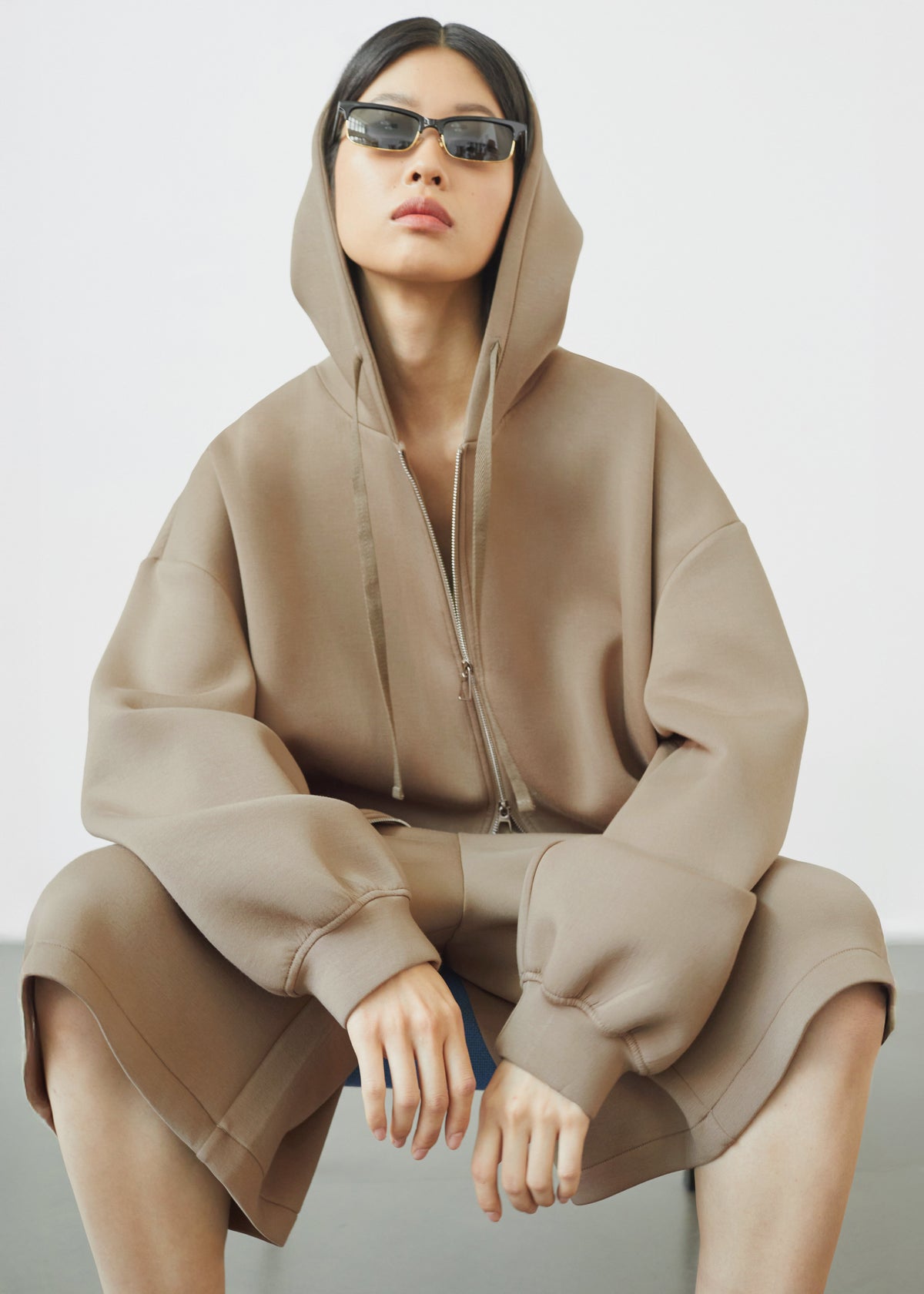 Rian Oversized Hoodie - Camel - 1