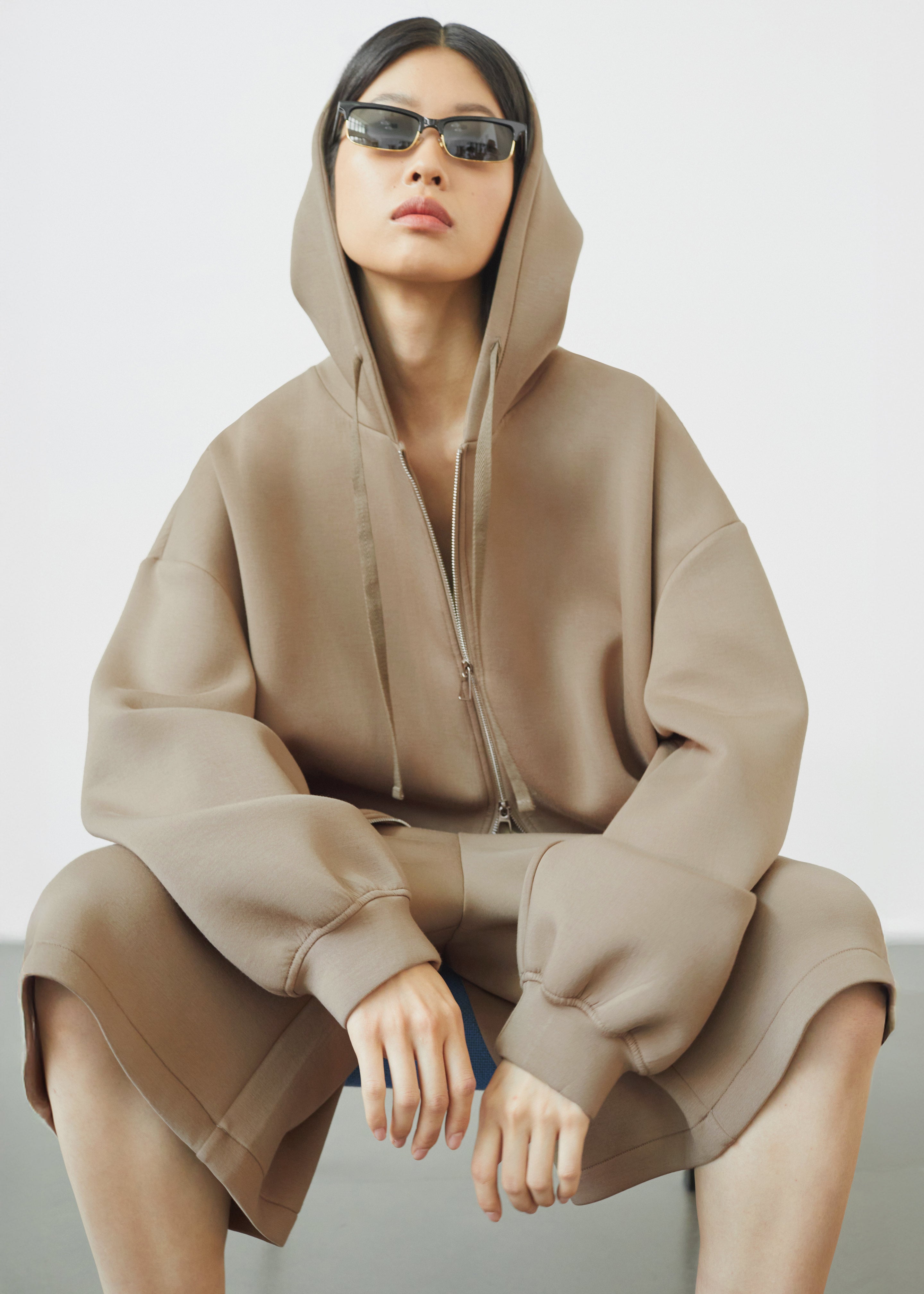Rian Oversized Hoodie - Camel - 1