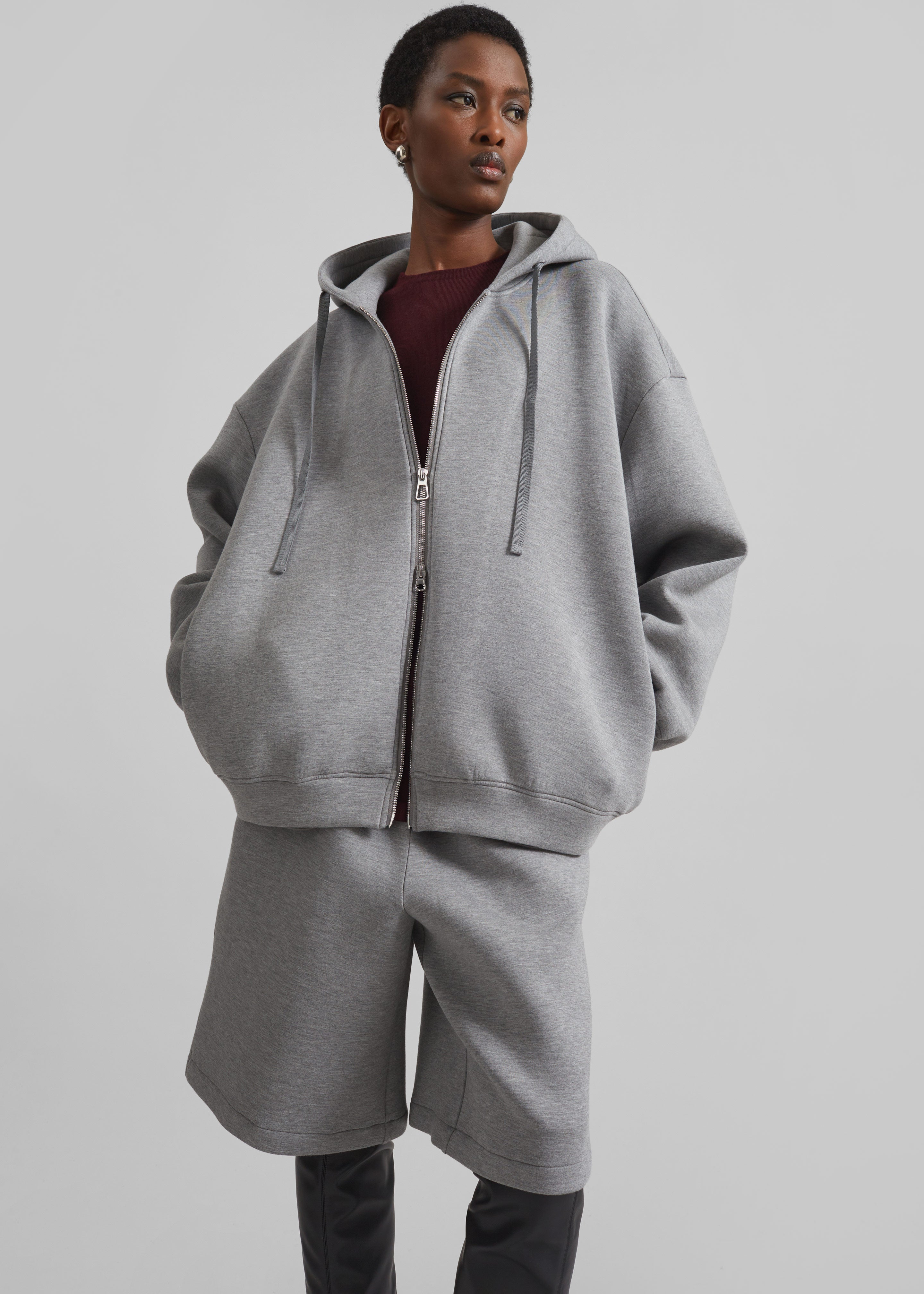 Rian Oversized Hoodie - Grey - 2