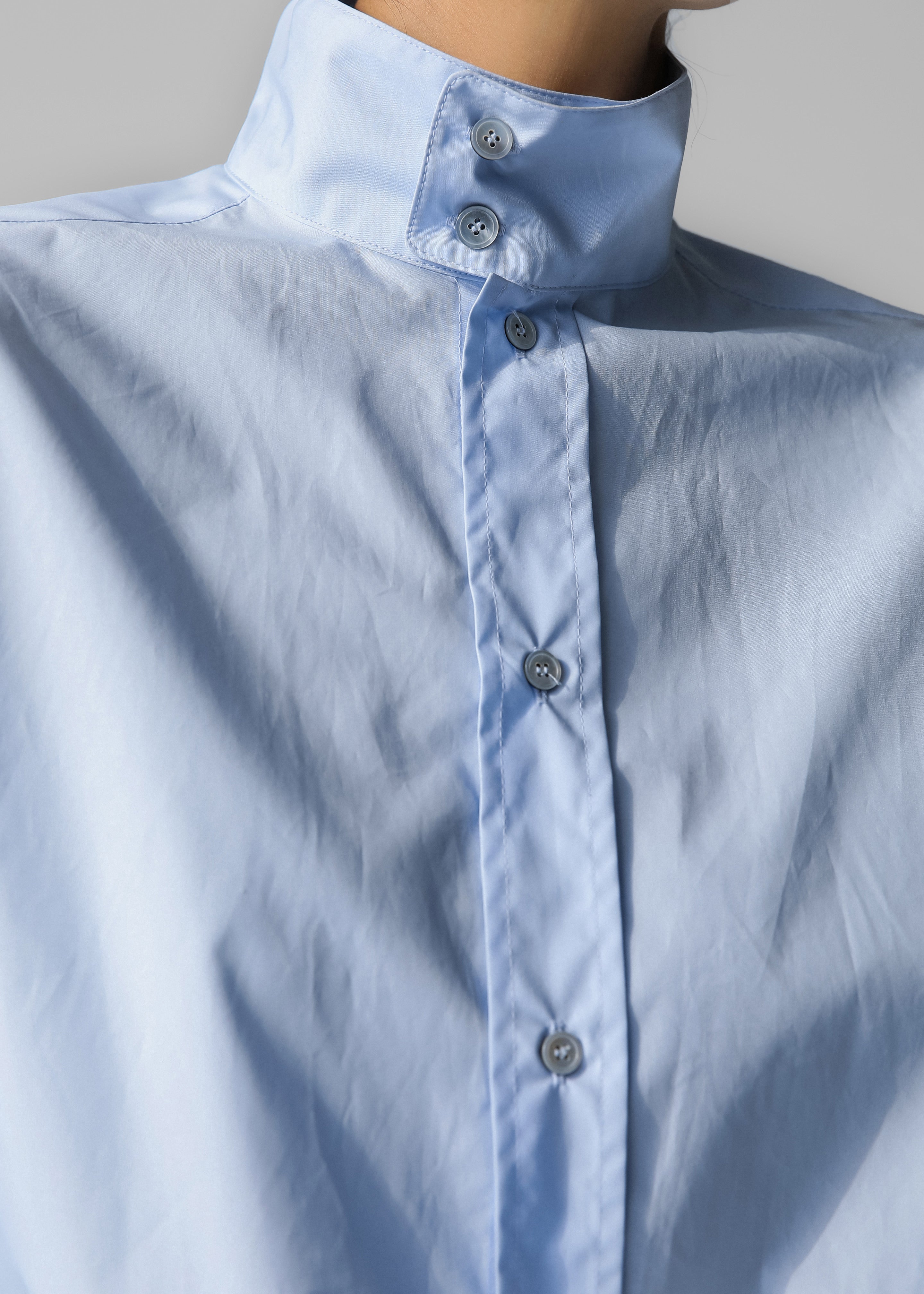 Riken Oversized Shirt - Sky Blue – The Frankie Shop