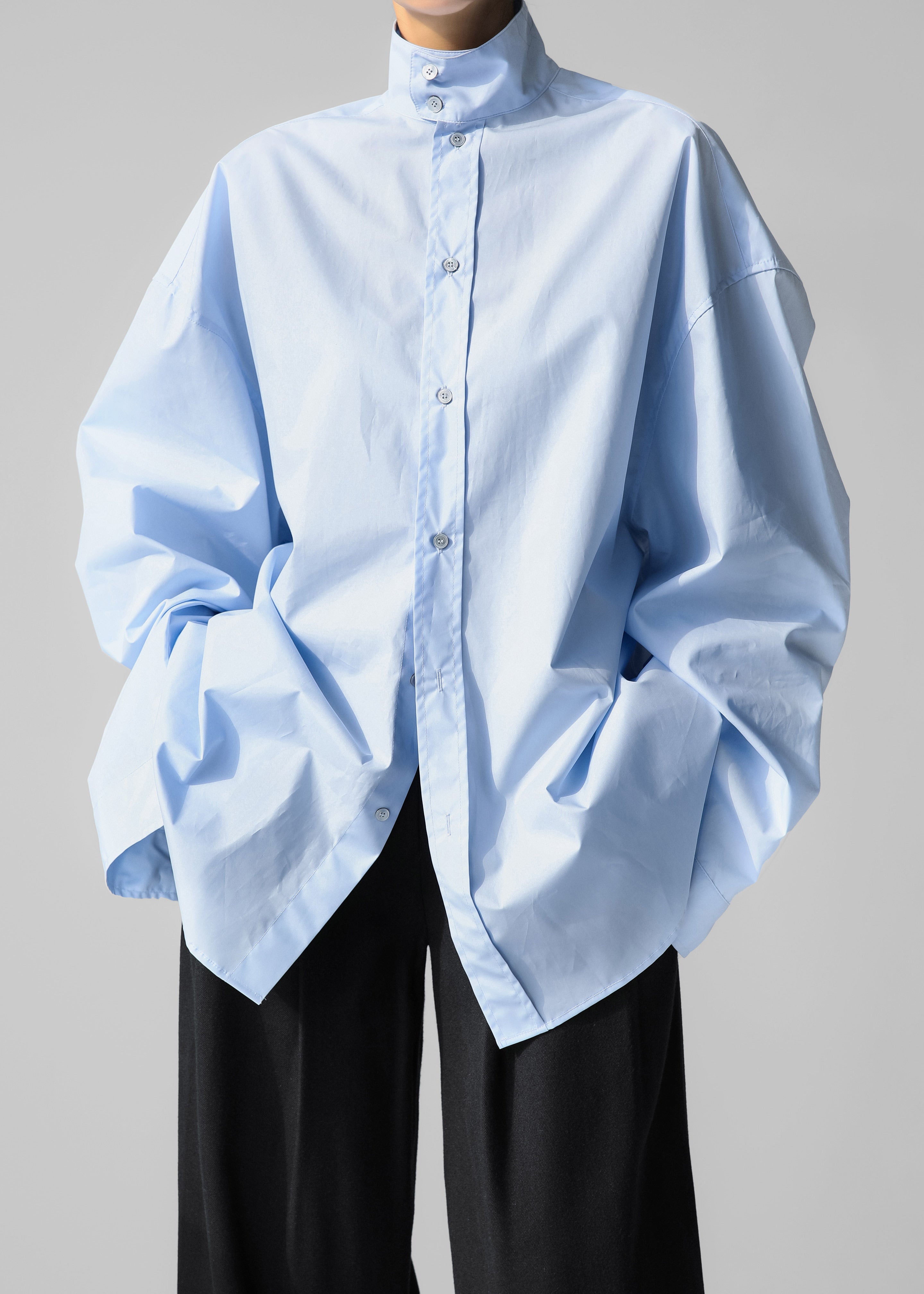 Riken Oversized Shirt - Sky Blue – The Frankie Shop