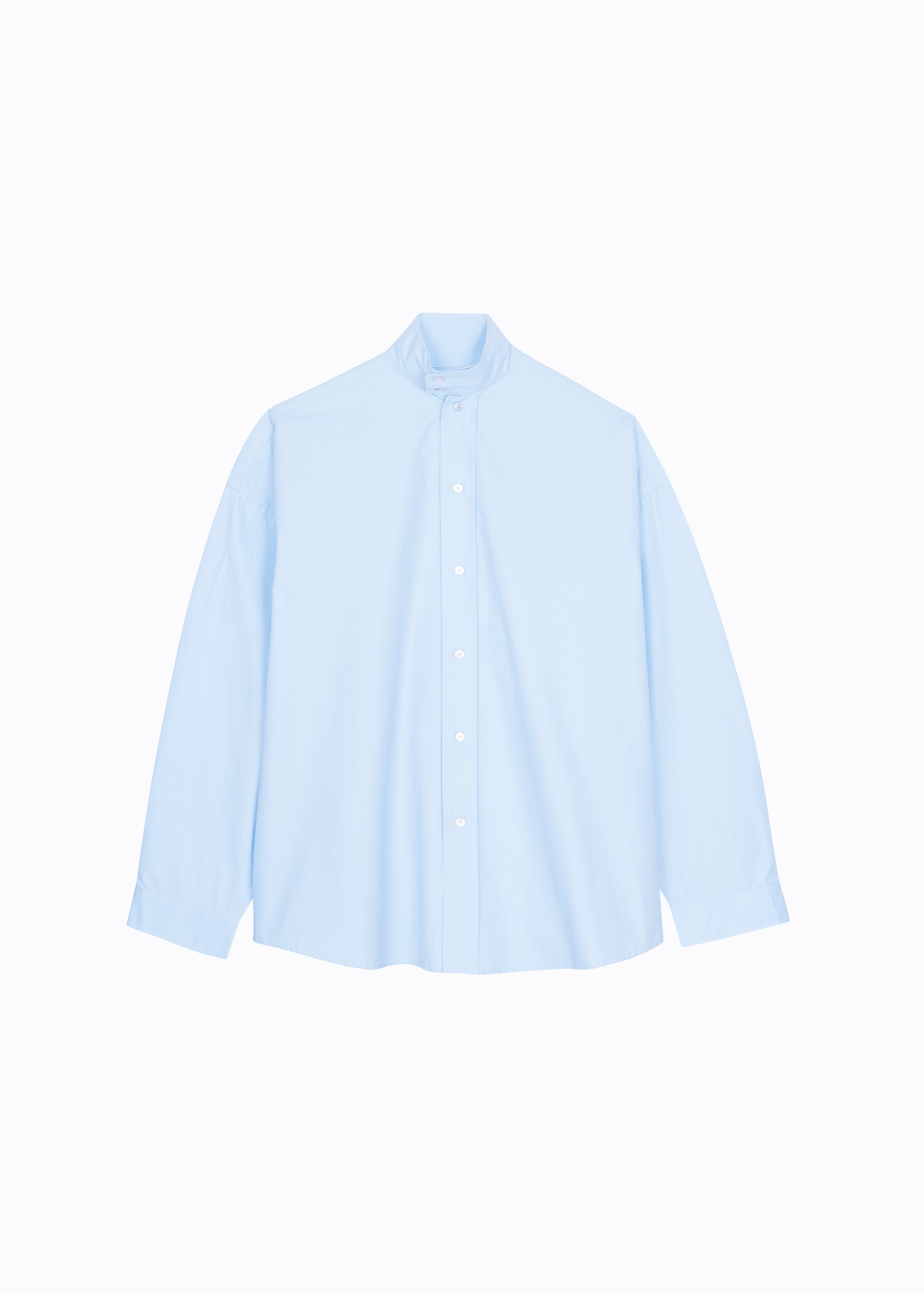 Riken Oversized Shirt - Sky Blue - 13