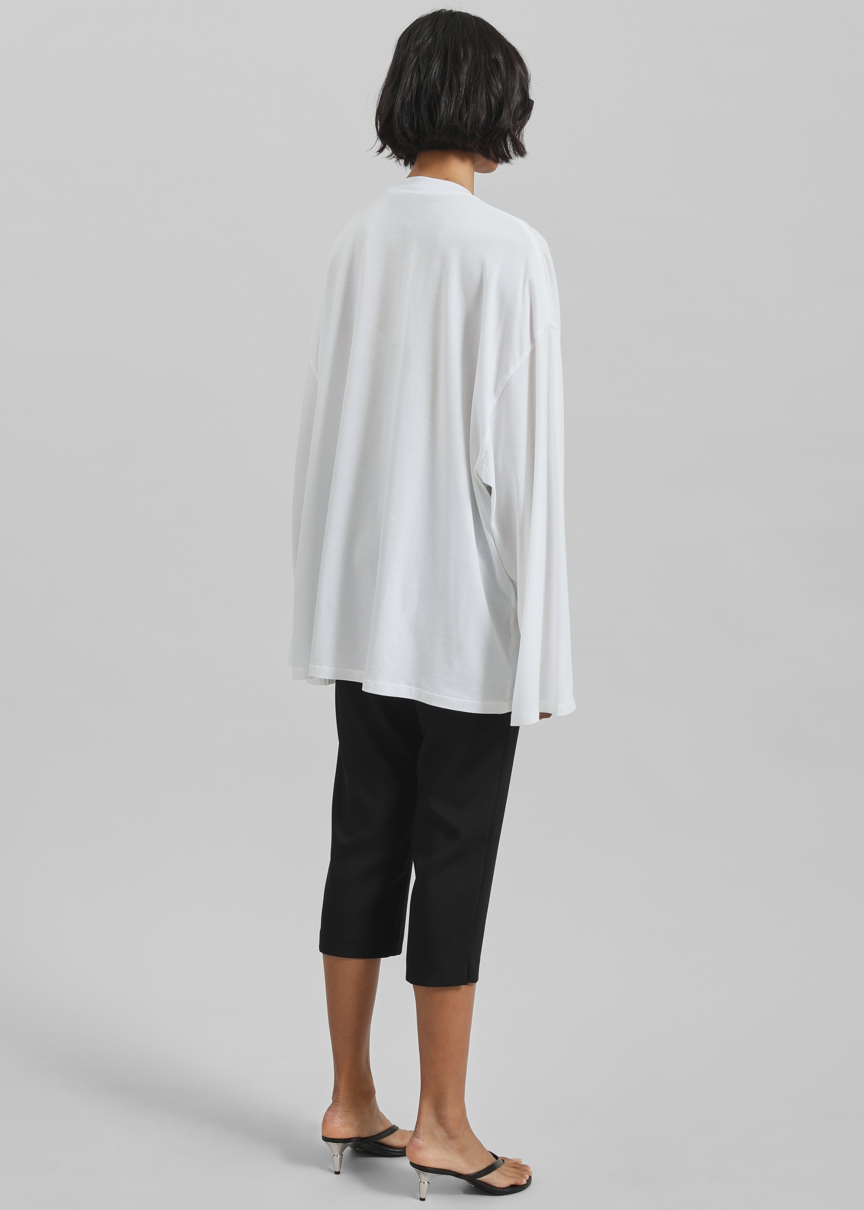 Rio Oversized Sleeve Tee - White - 7
