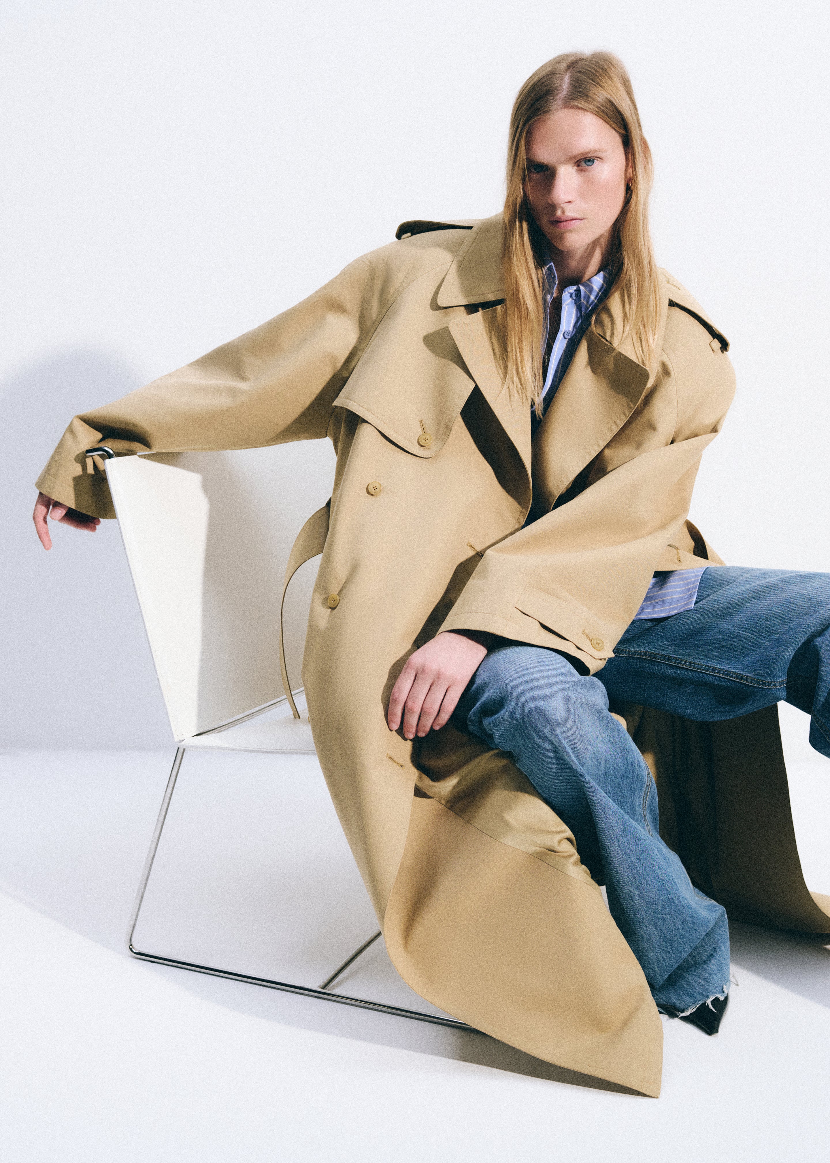 Riva Cotton Trench Coat - Camel – The Frankie Shop