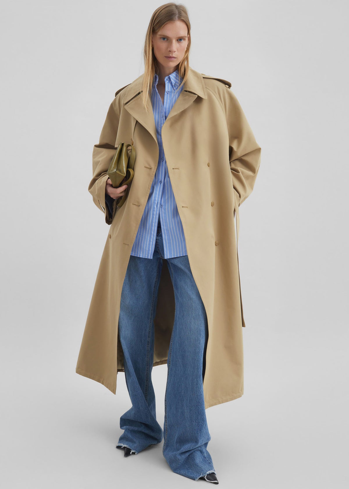 Riva Cotton Trench Coat - Camel - 1