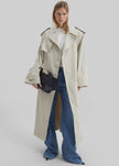 Riva Cotton Trench Coat - Light Beige