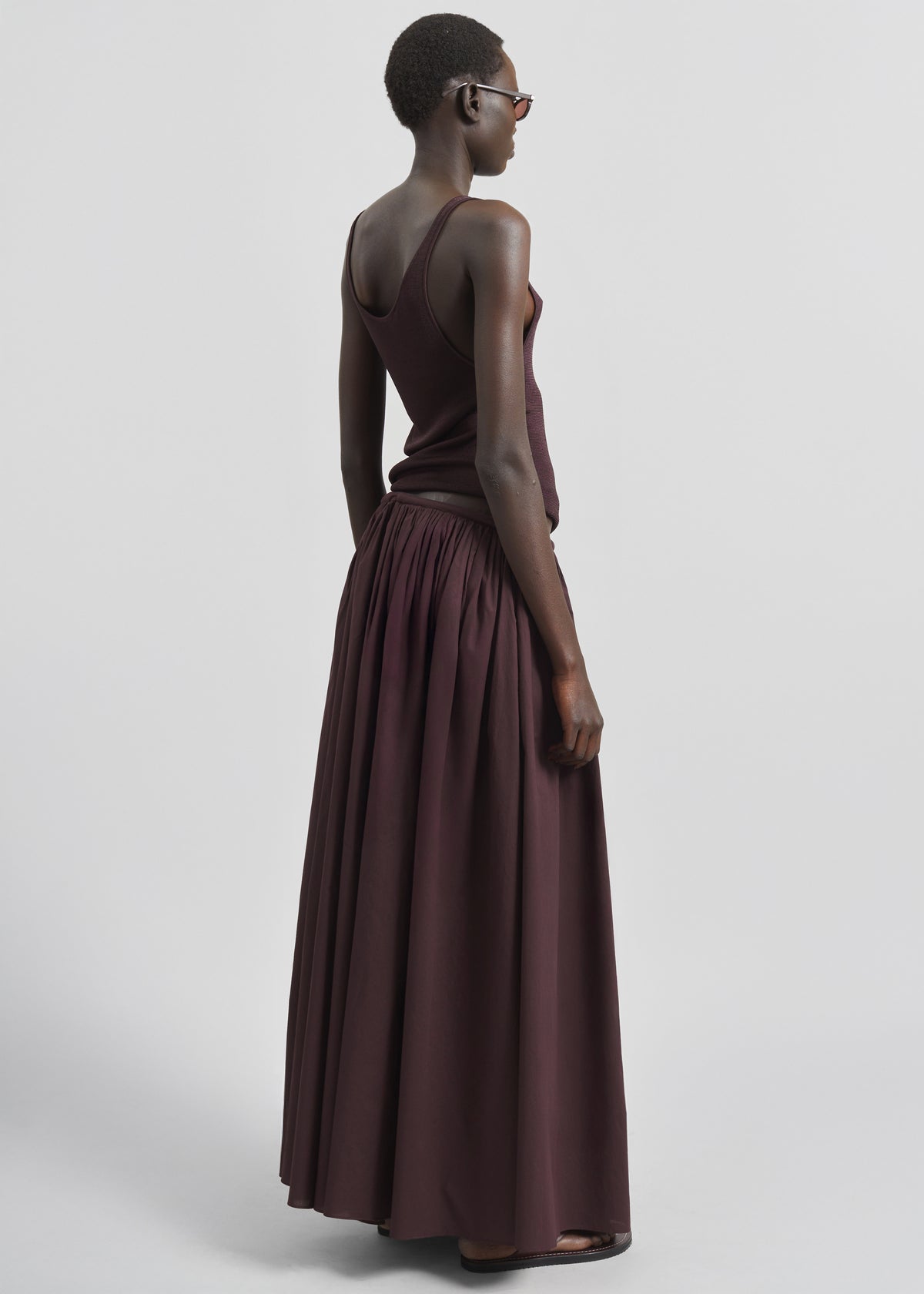 Rivo Knit Tank Top - Burgundy - 12