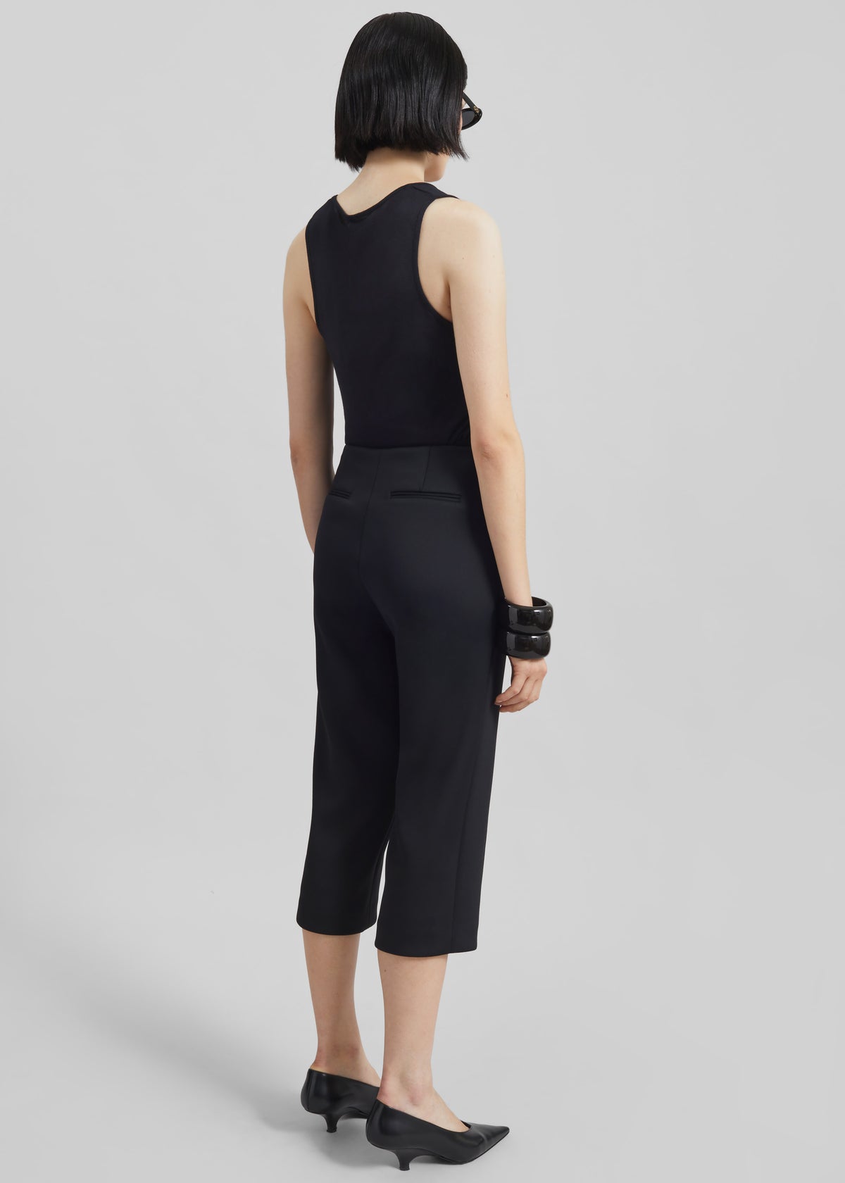 Rivoli Capri Pants - Black The Frankie Shop Rivoli Capri Pants - Black The Frankie Shop