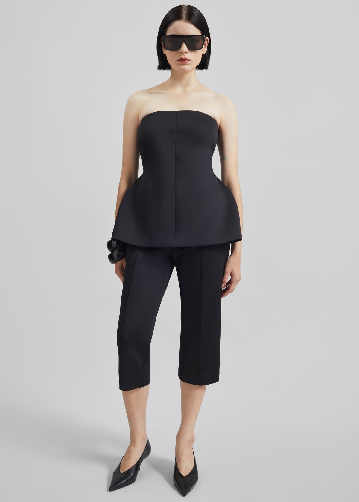 Rivoli Hourglass Top - Black - 4