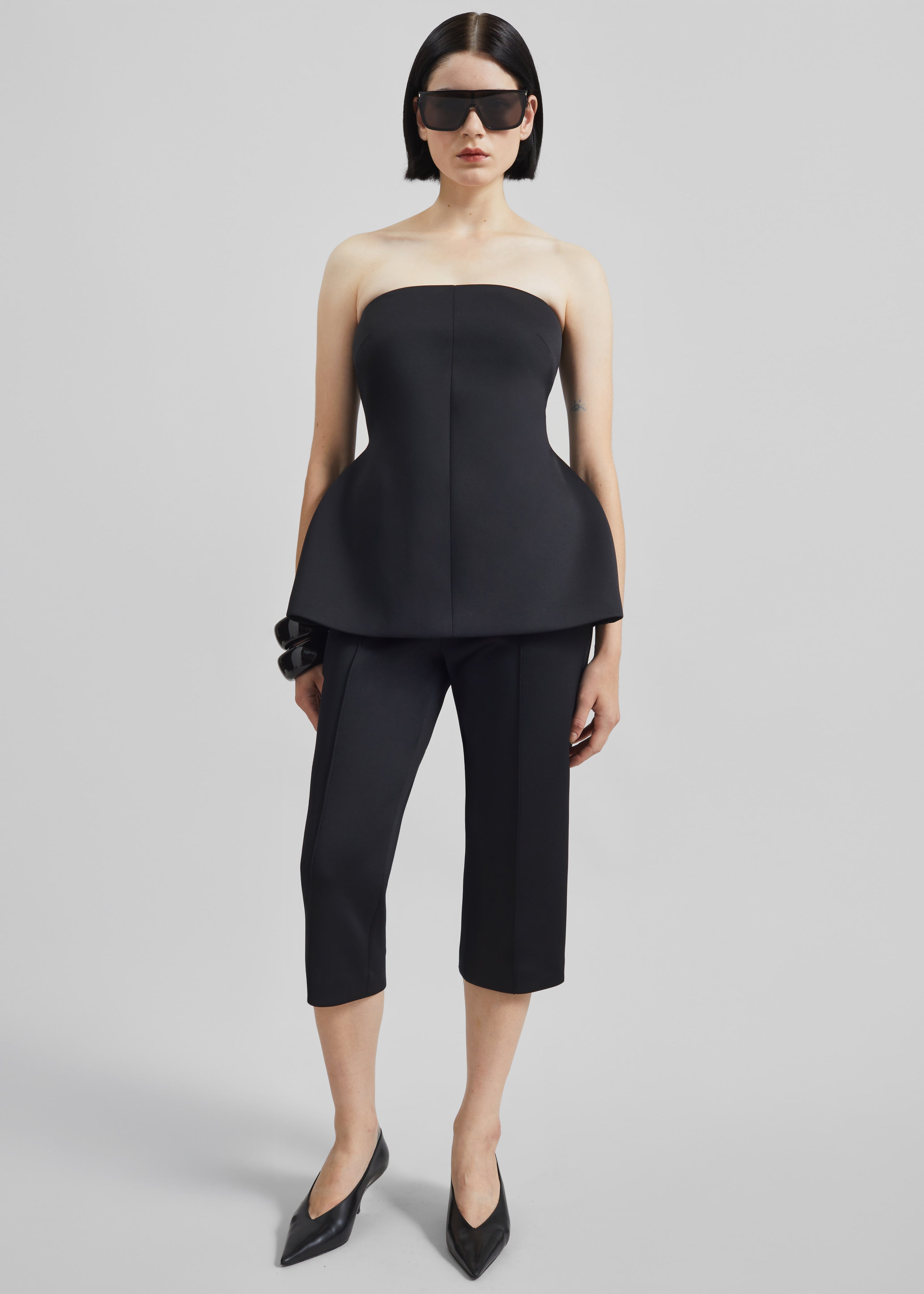 Rivoli Hourglass Top - Black - 4