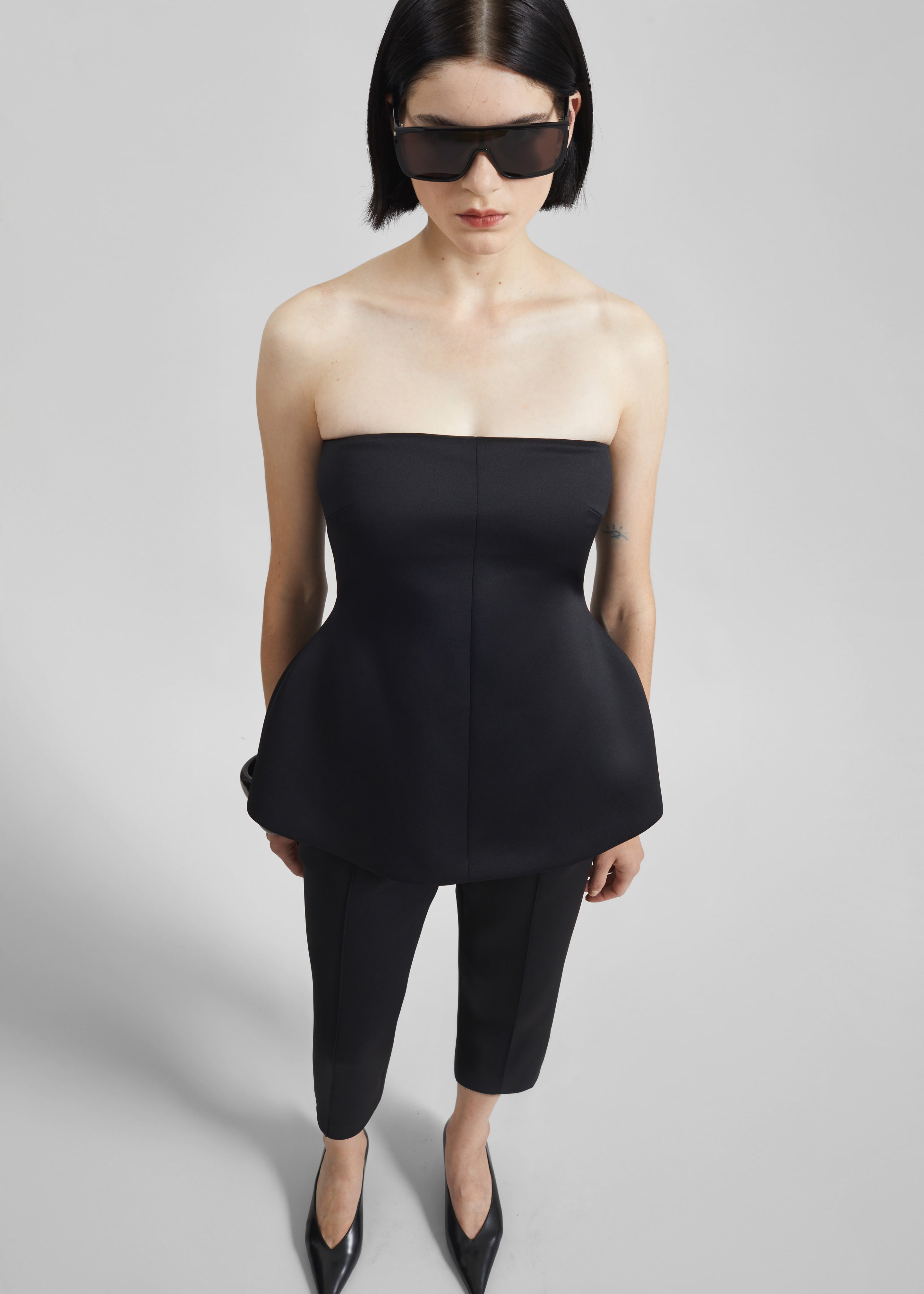 Rivoli Hourglass Top - Black - 3