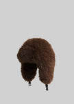 Roana Faux Fur Aviator Hat - Brown