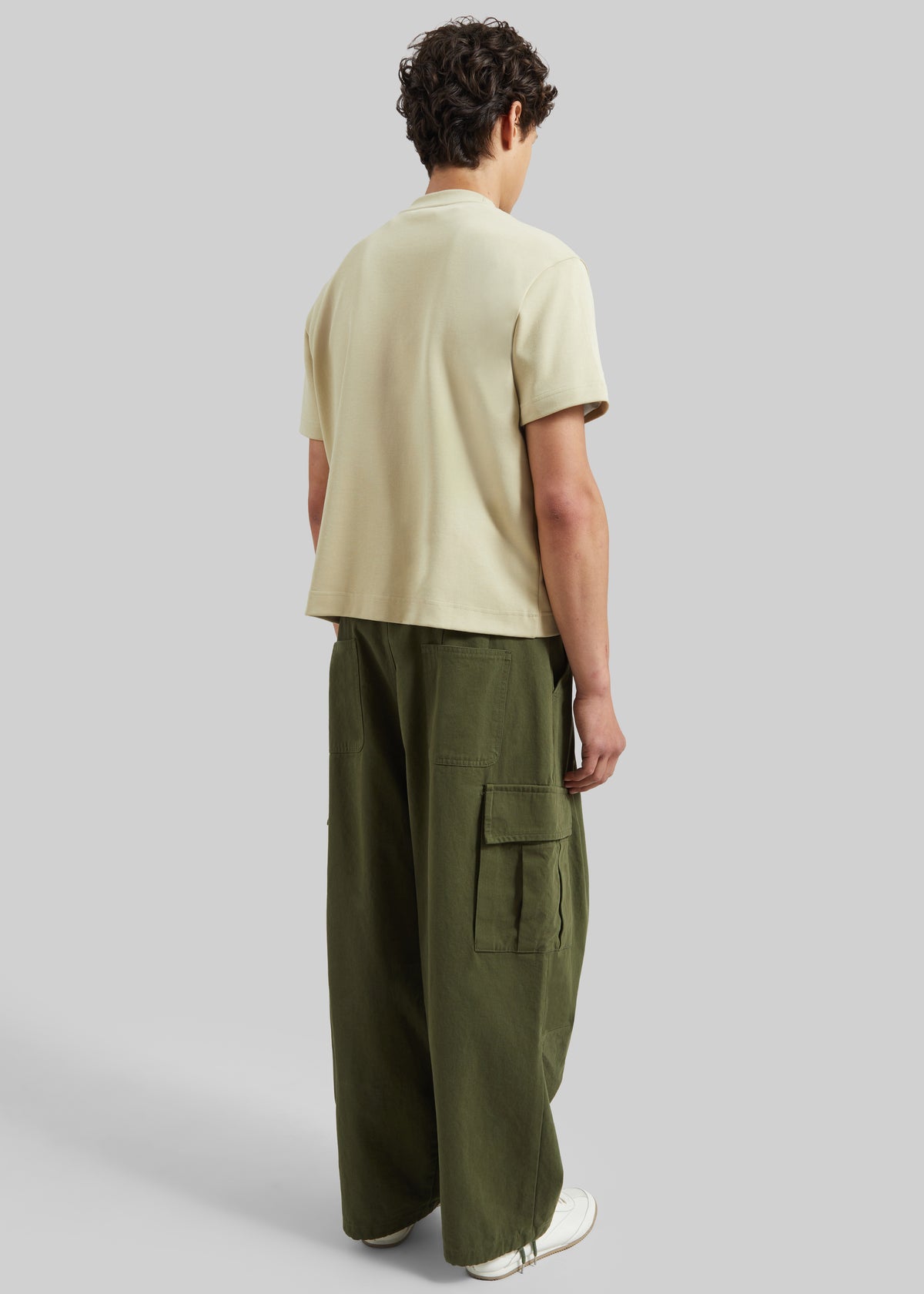 Robion Drawstring Cargo Pants - Dark Olive - 8
