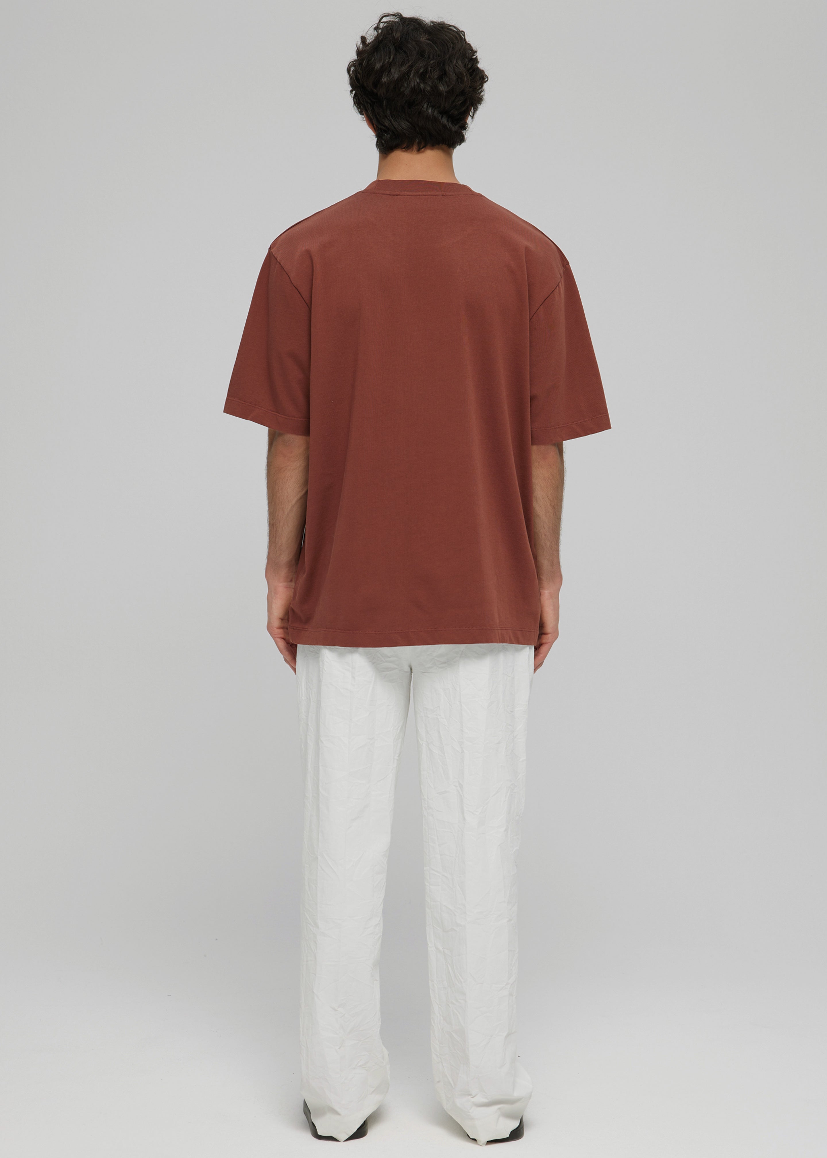 Róhe Logo Oversized T-Shirt - Caramel