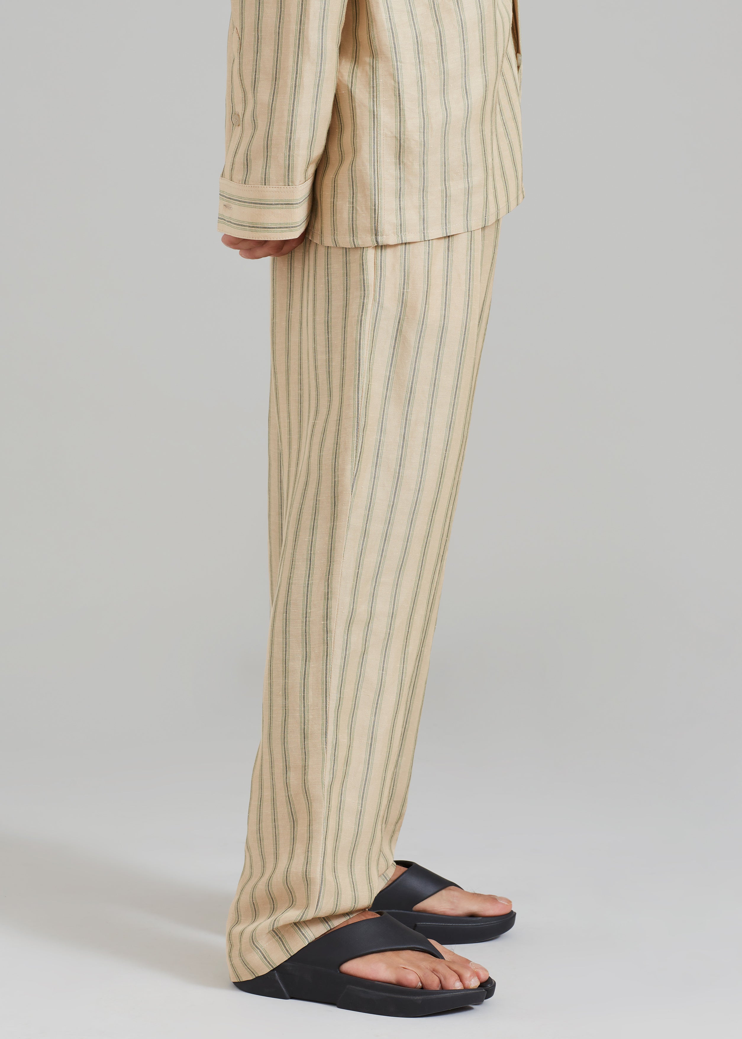 Róhe Resort Striped Trousers - Deckchair Stripe - 5