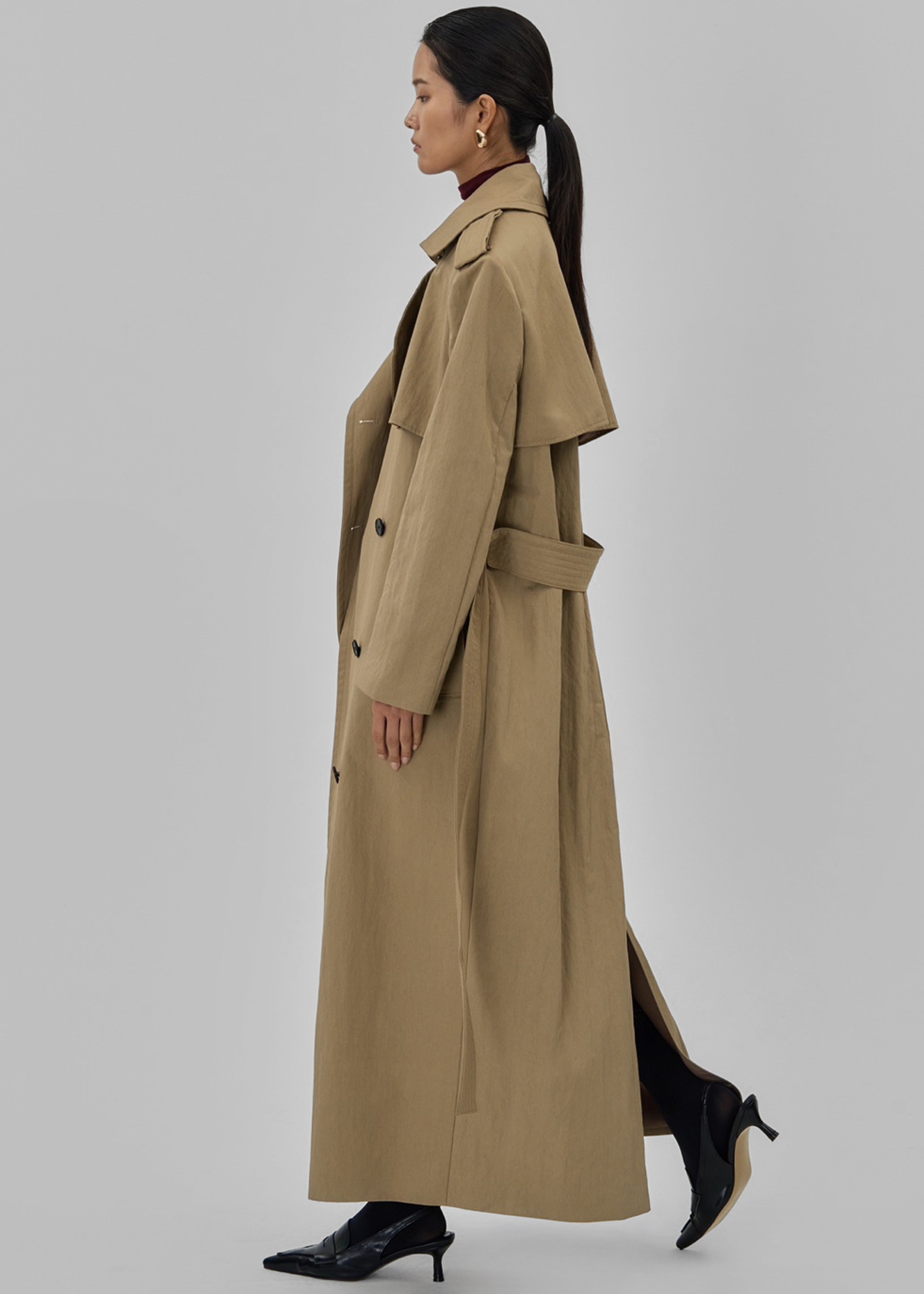 Trench Coat 2024 beige color