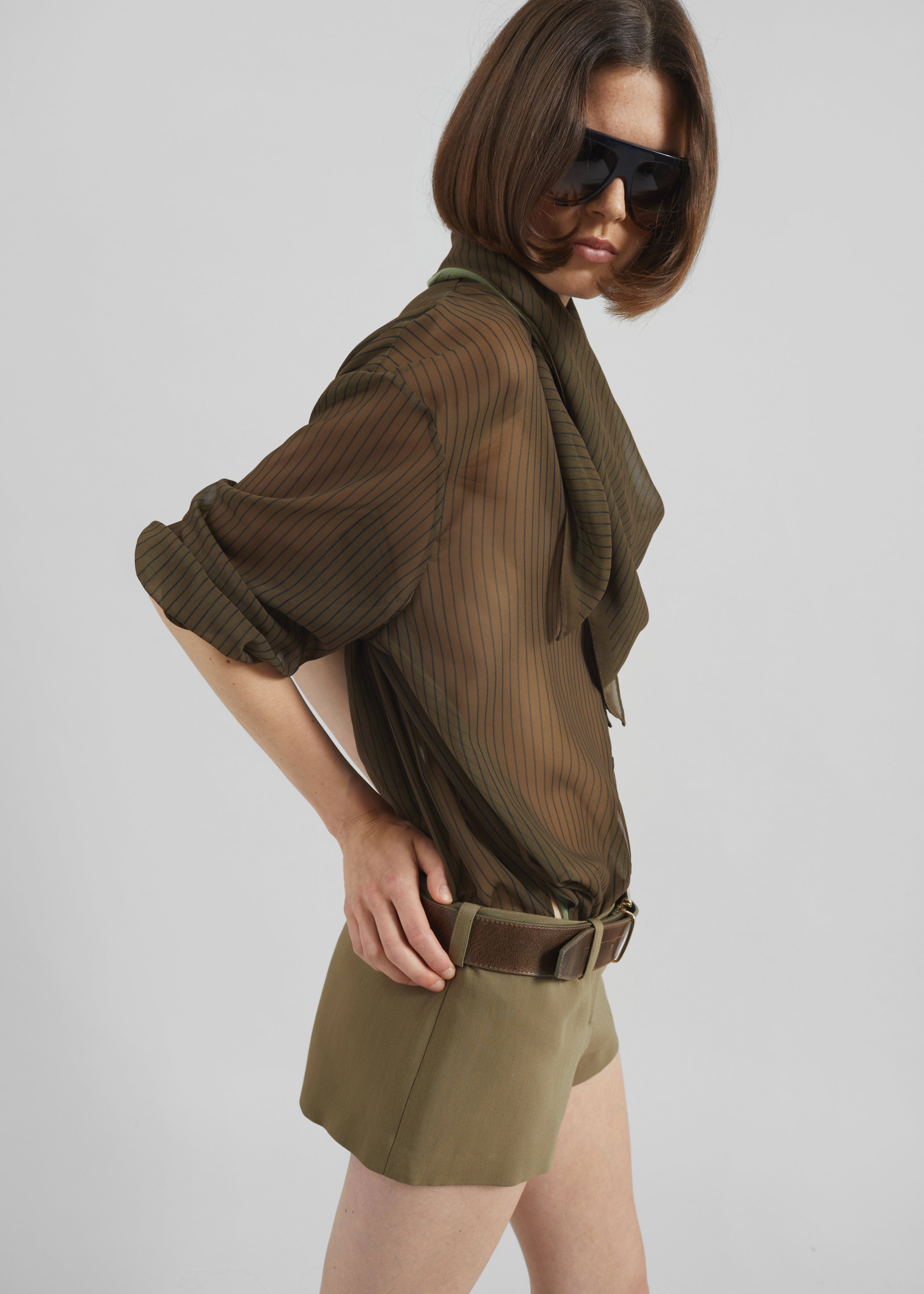Roma Hot Pants - Khaki - 8