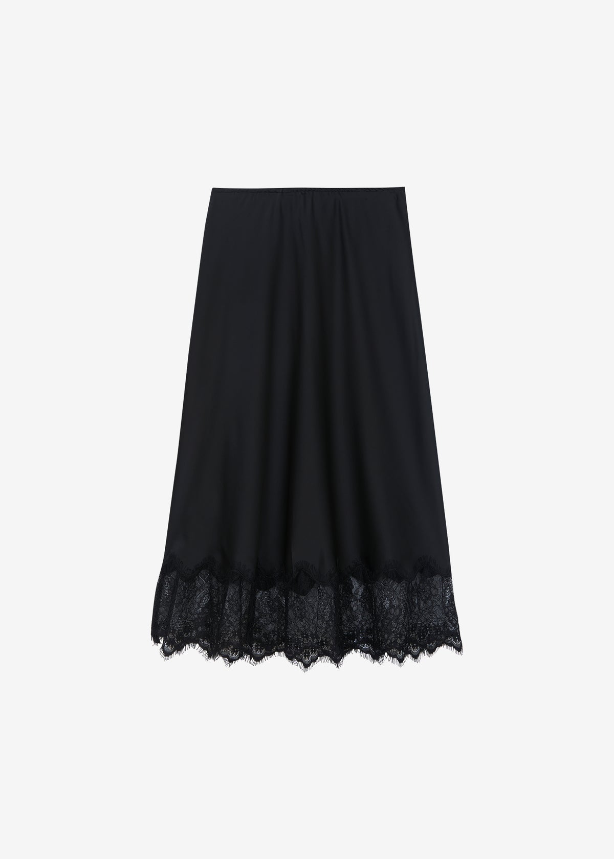 Rosyth Lace Midi Skirt - Black - 6