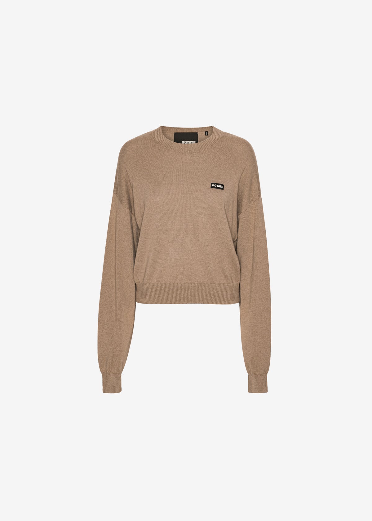 Rotate Basic Crewneck Sweater - Portabella - 8